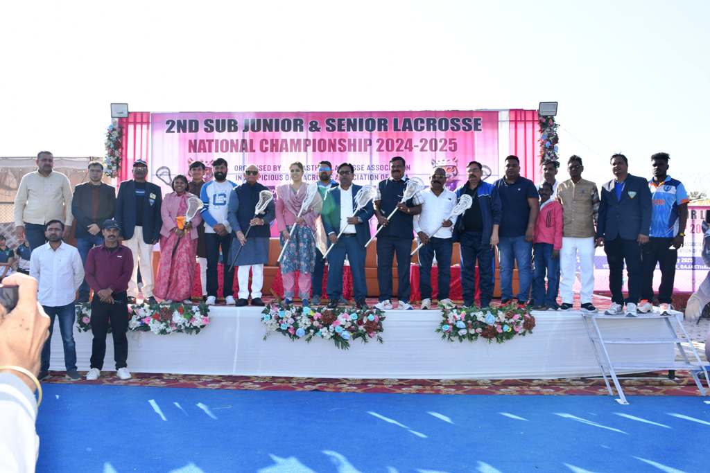 ओलम्पिक खेल लेक्रोज की राष्ट्रीय प्रतियोगिता का रंगारंग शुभारंभ
