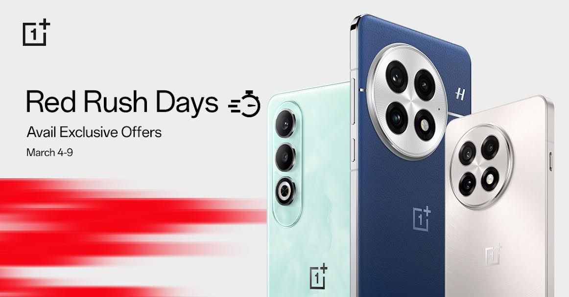 OnePlus Red Rush Days Sale में धमाकेदार ऑफर्स