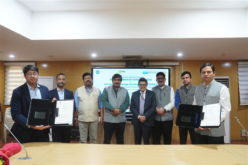 DDA and CESL join hands to establish EV Charging, Battery Swapping stations in DDA Sports Complexes
