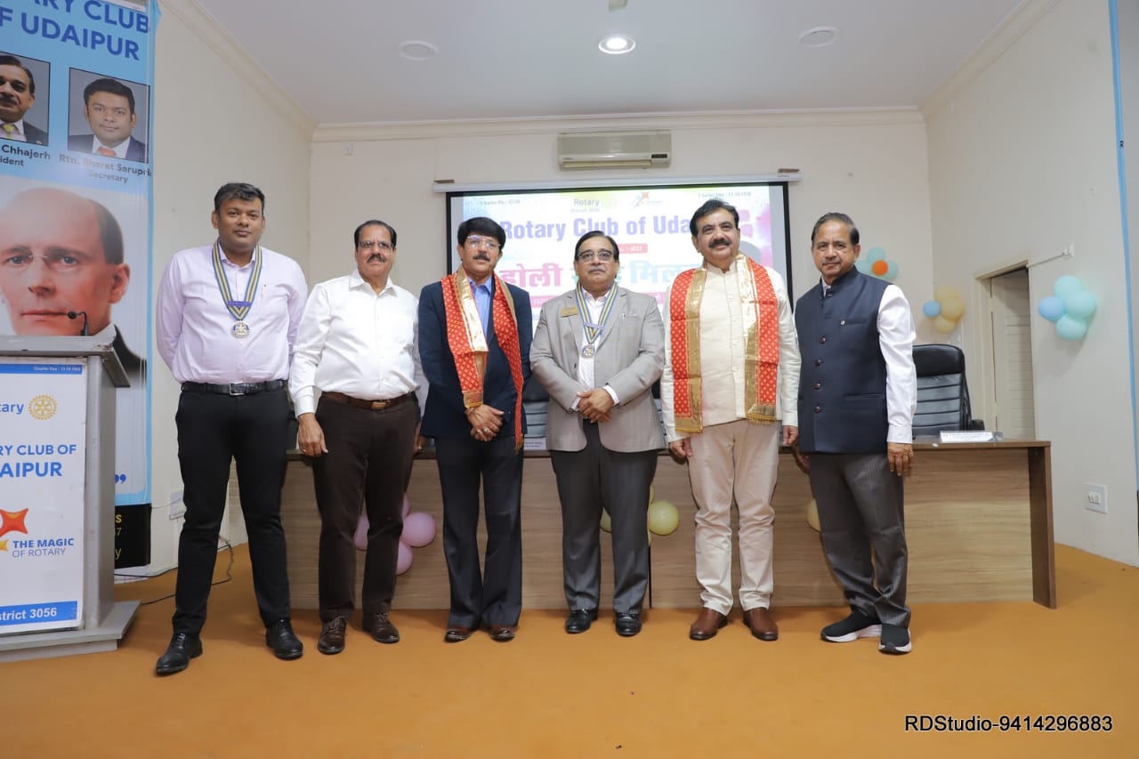 Rotary Club Udaipur Hosts Joyous Holi Celebration