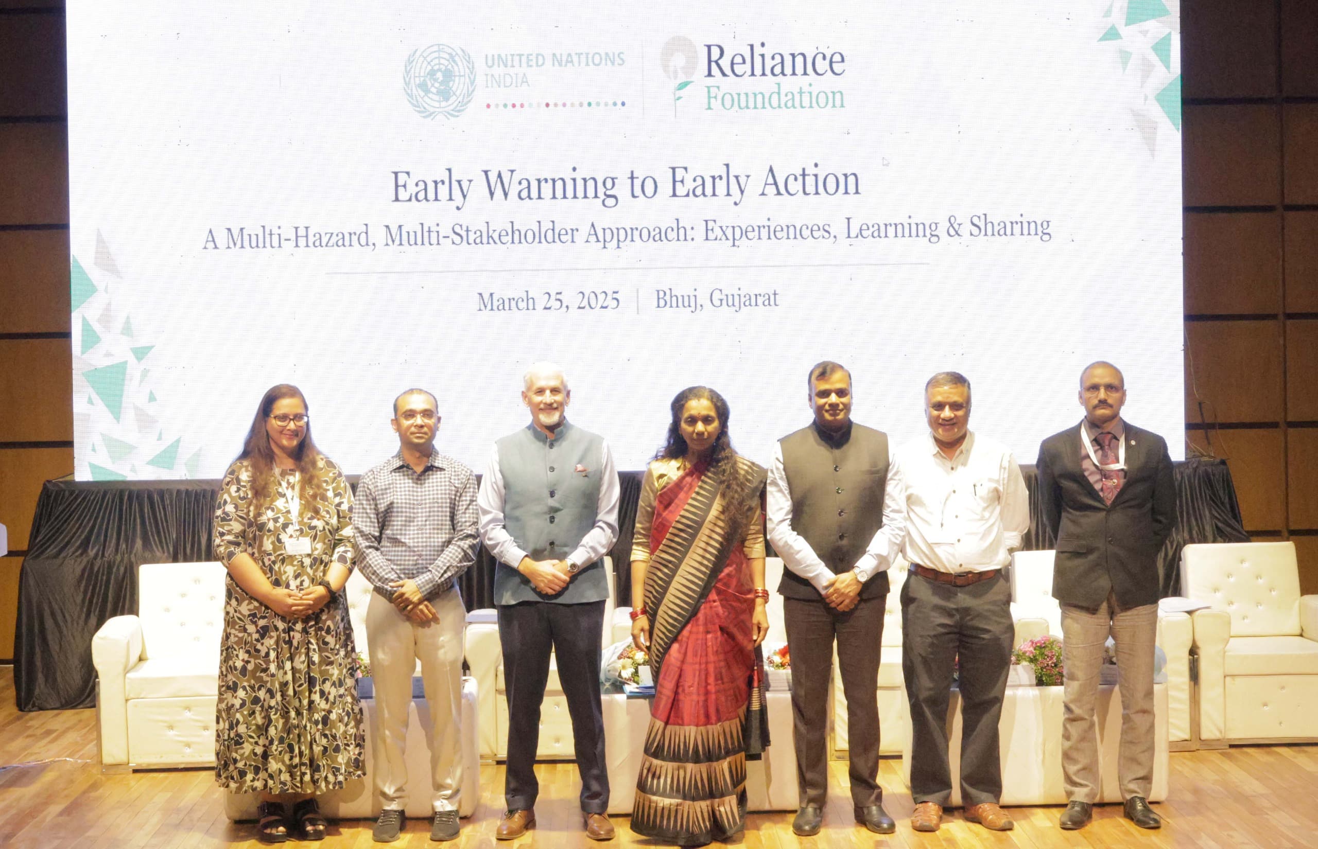 रिलायंस फाउंडेशन और यूएन इंडिया सम्मेलन में अर्ली वार्निंग सिस्टम को मजबूत करने पर जोर