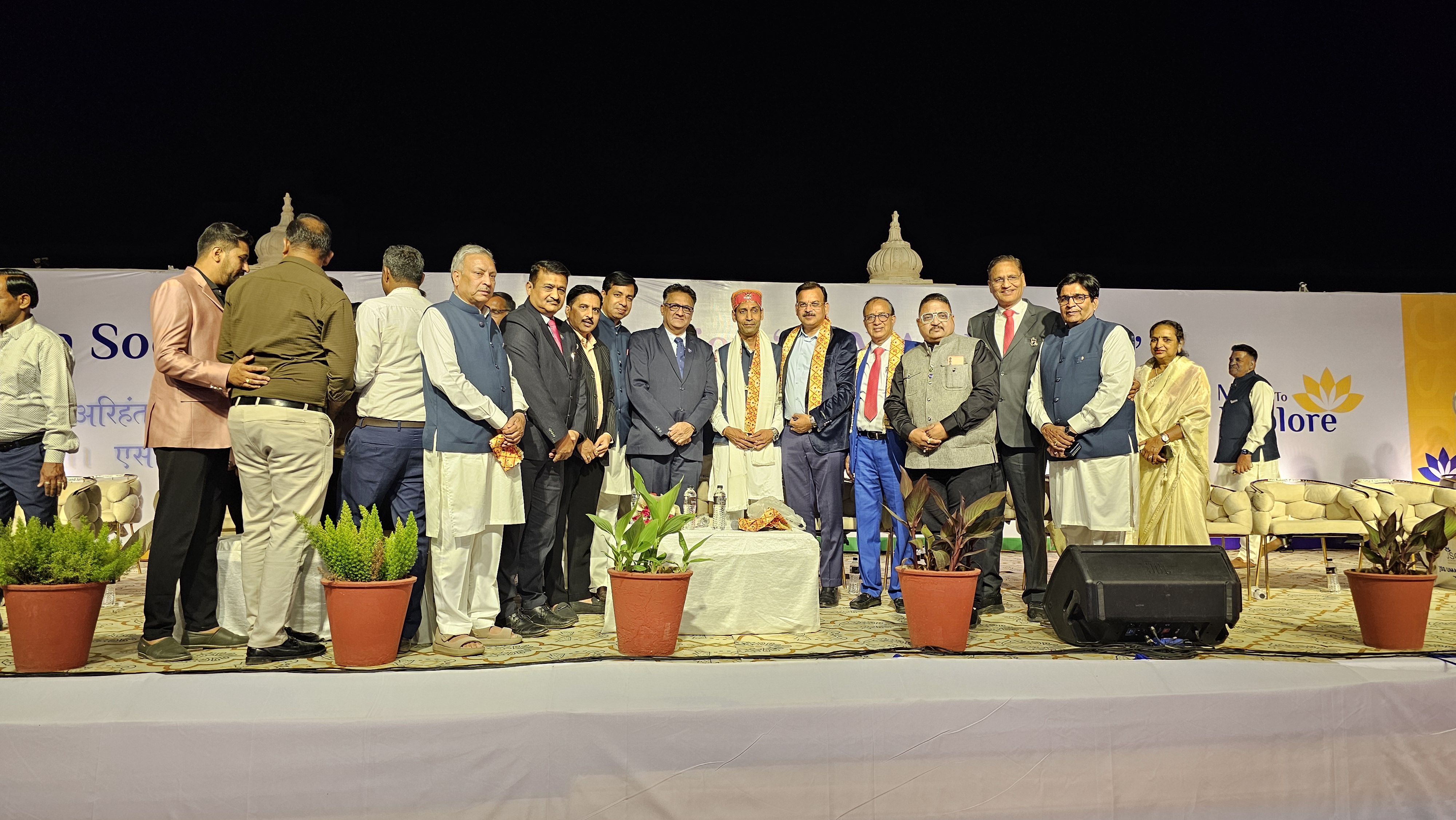  "Arun Mandot Sworn In as 5th Chairman Before Maharana Pratap’s Statue, 55 Groups Take Oath Together"