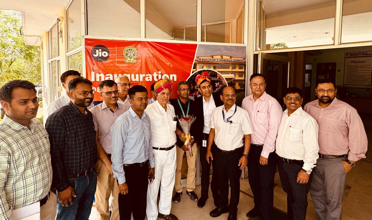 Reliance Jio launches it’s First ‘Managed Wi- Fi’ at Shree Balaji College in Jaipur