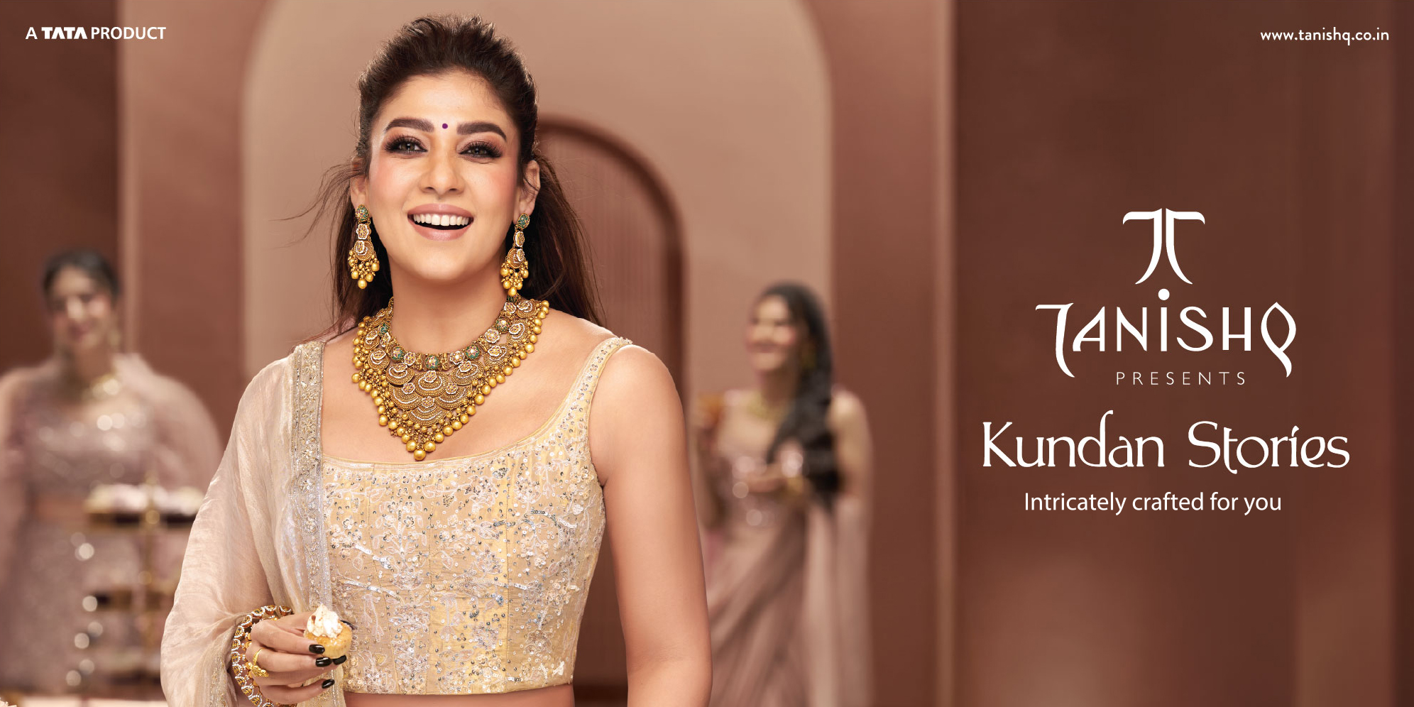 THIS AKSHAYA TRITIYA TANISHQ UNVEILS THE FINEST CRAFTSMANSHIP WITH AN INTRICATE KUNDAN COLLECTION