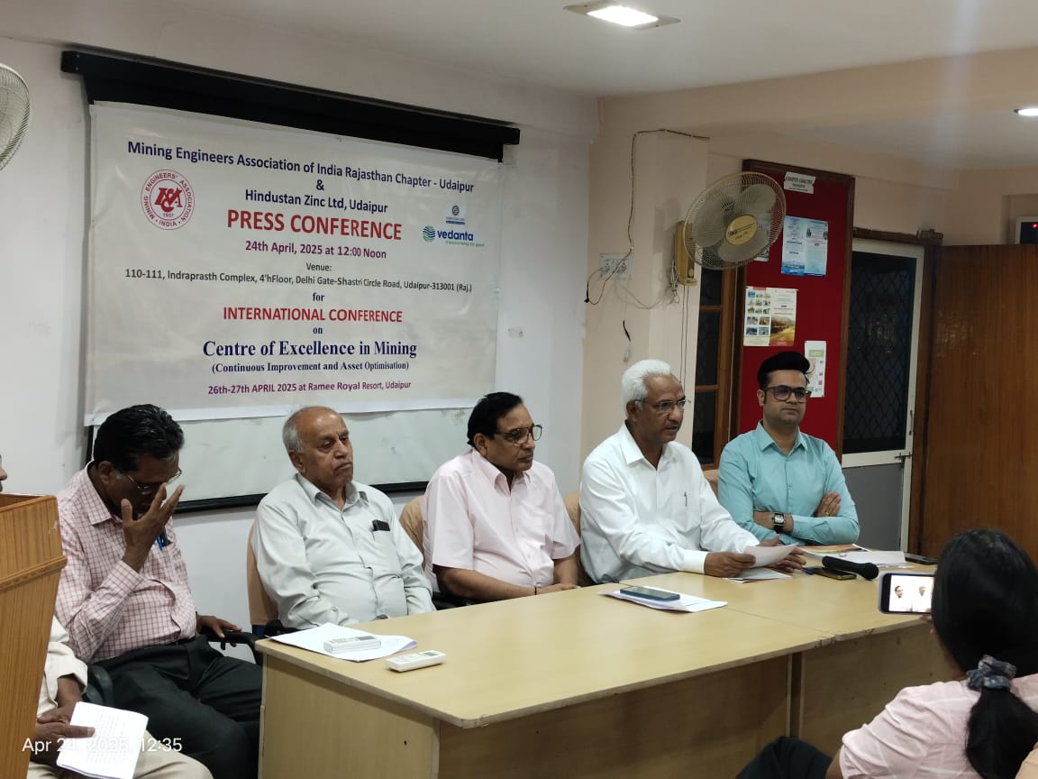 #### International Conference on Mining Excellence Begins Tomorrow in Udaipur