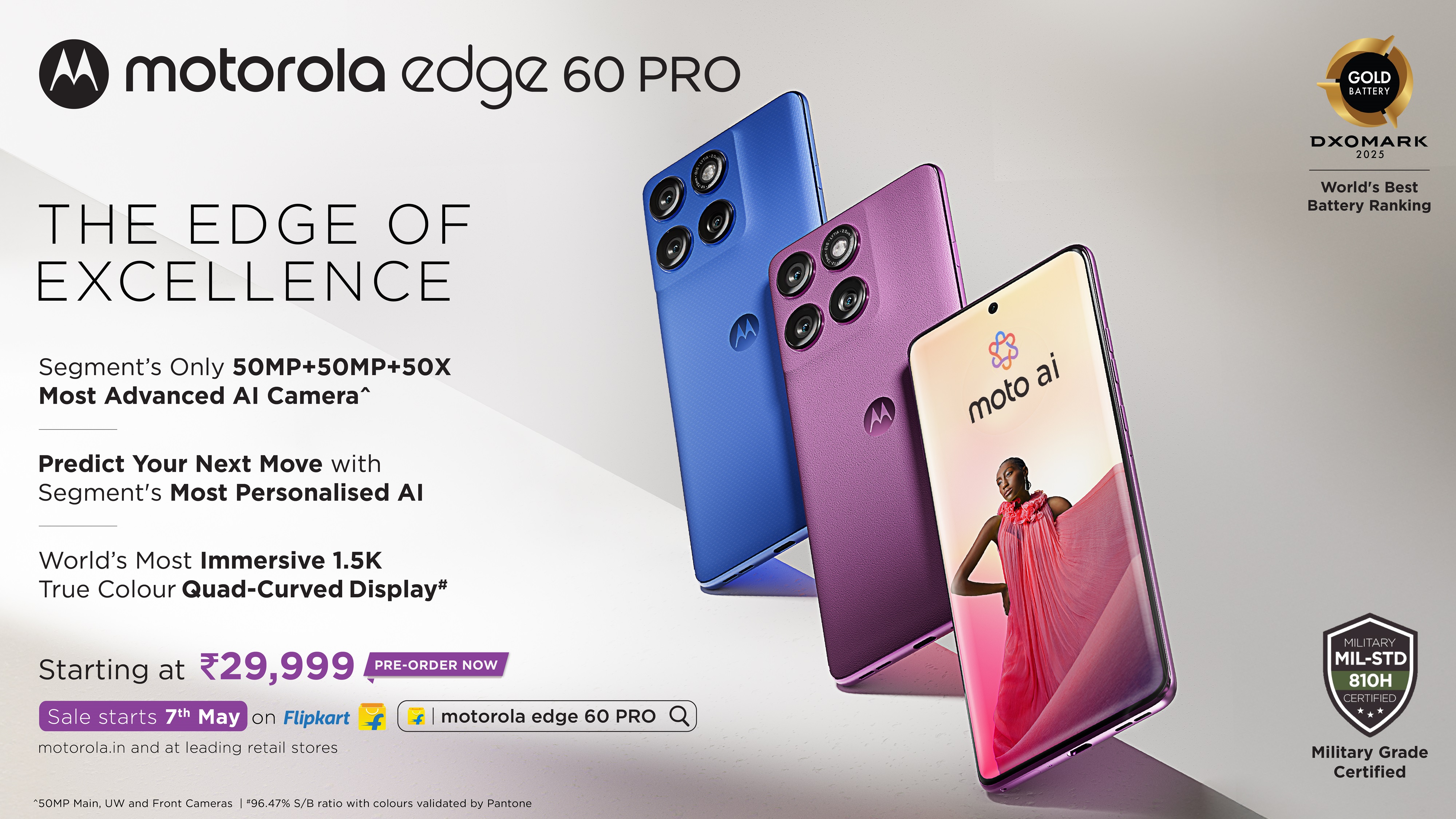 Motorola launches edge 60 pro