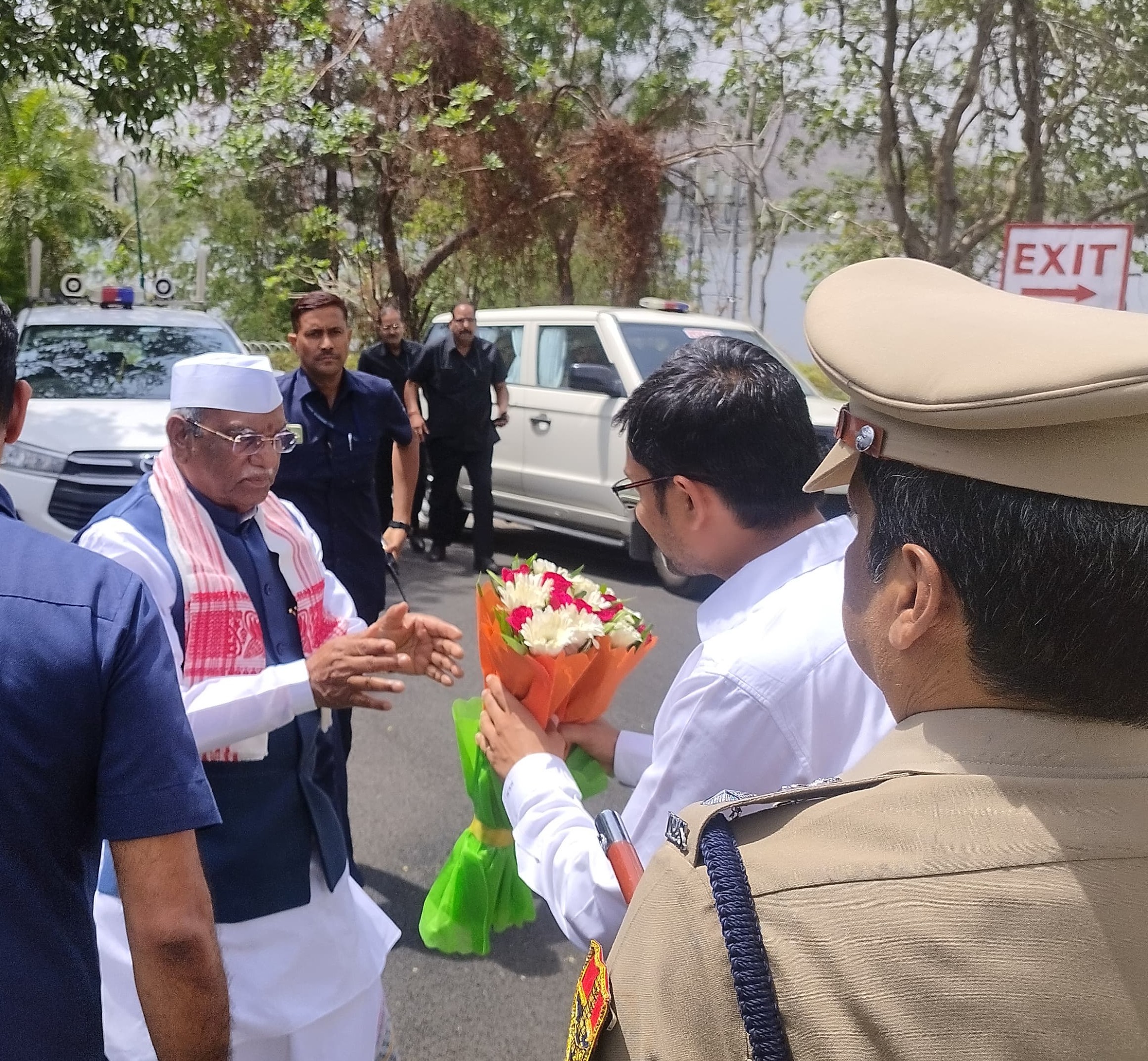 राज्यपाल श्री बागड़े का उदयपुर प्रवास, सर्किट हाउस में स्वागत
