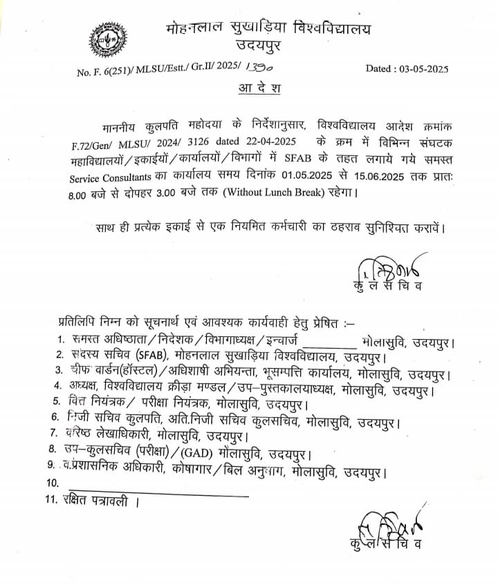 भीषण गर्मी में बदला समय, कर्मचारियों ने जताया विरोध