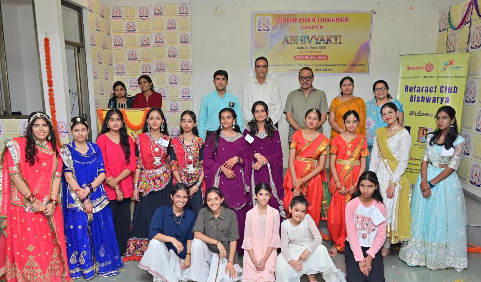 Colorful Competitions Held on the Third Day of ‘Abhivyakti’ at Aishwarya College, Udaipur