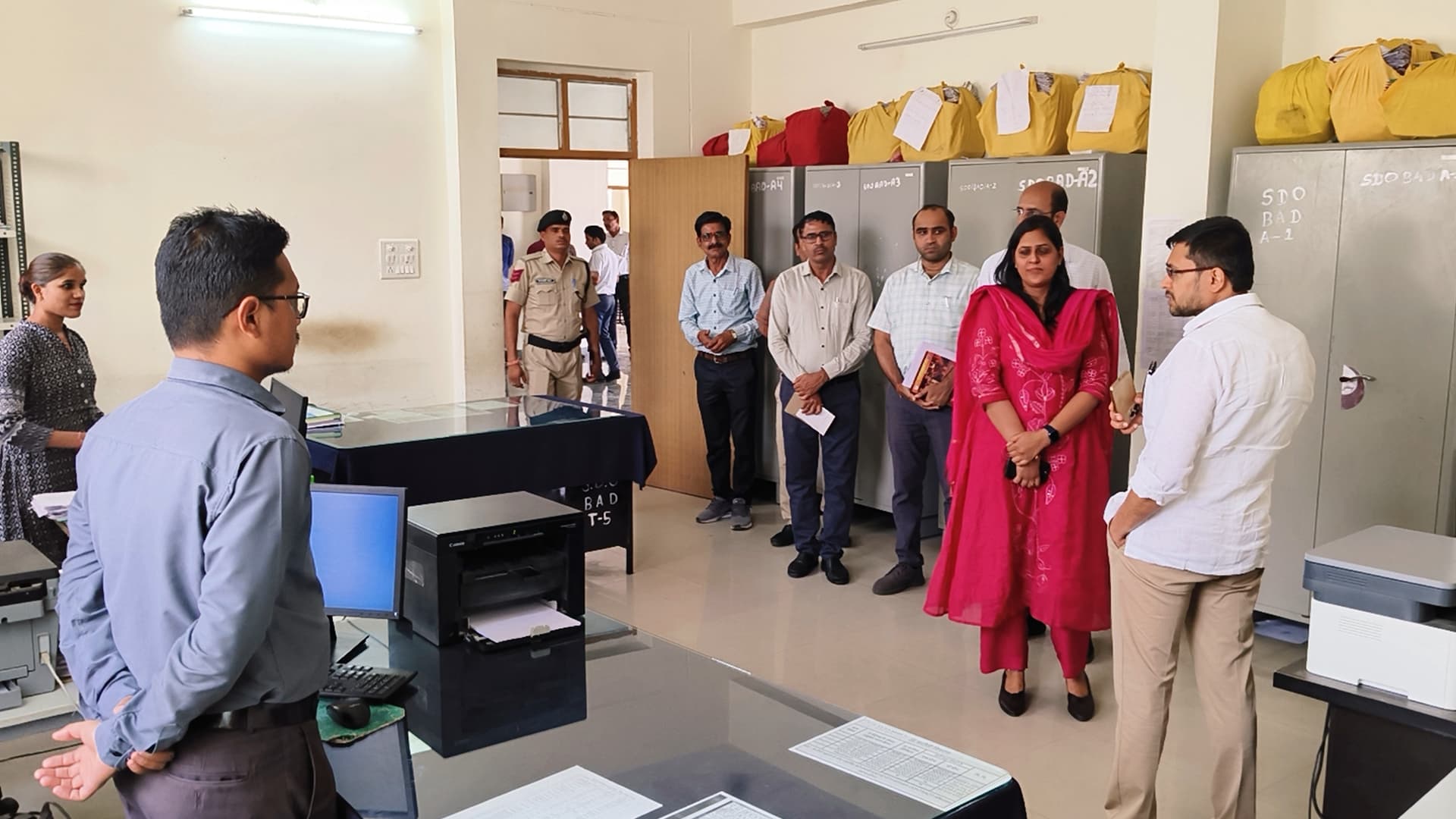 Collector Namit Mehta Inspects Badgaon Facilities
