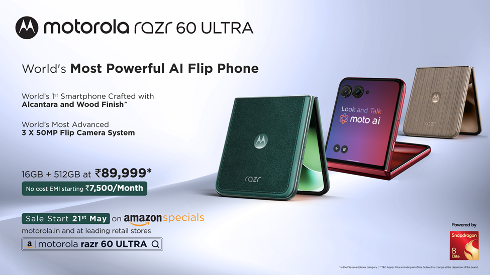Motorola launches razr 60 ultra