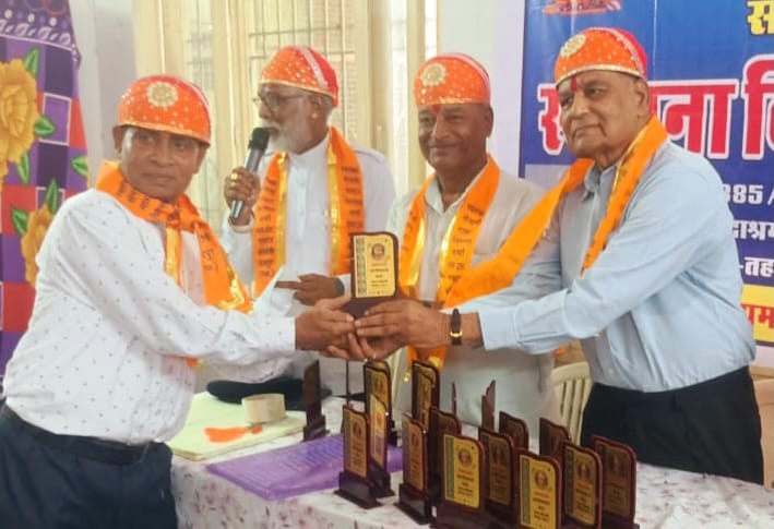 Foundation Day Celebrated with Bhoomi Pujan of Old Age Home