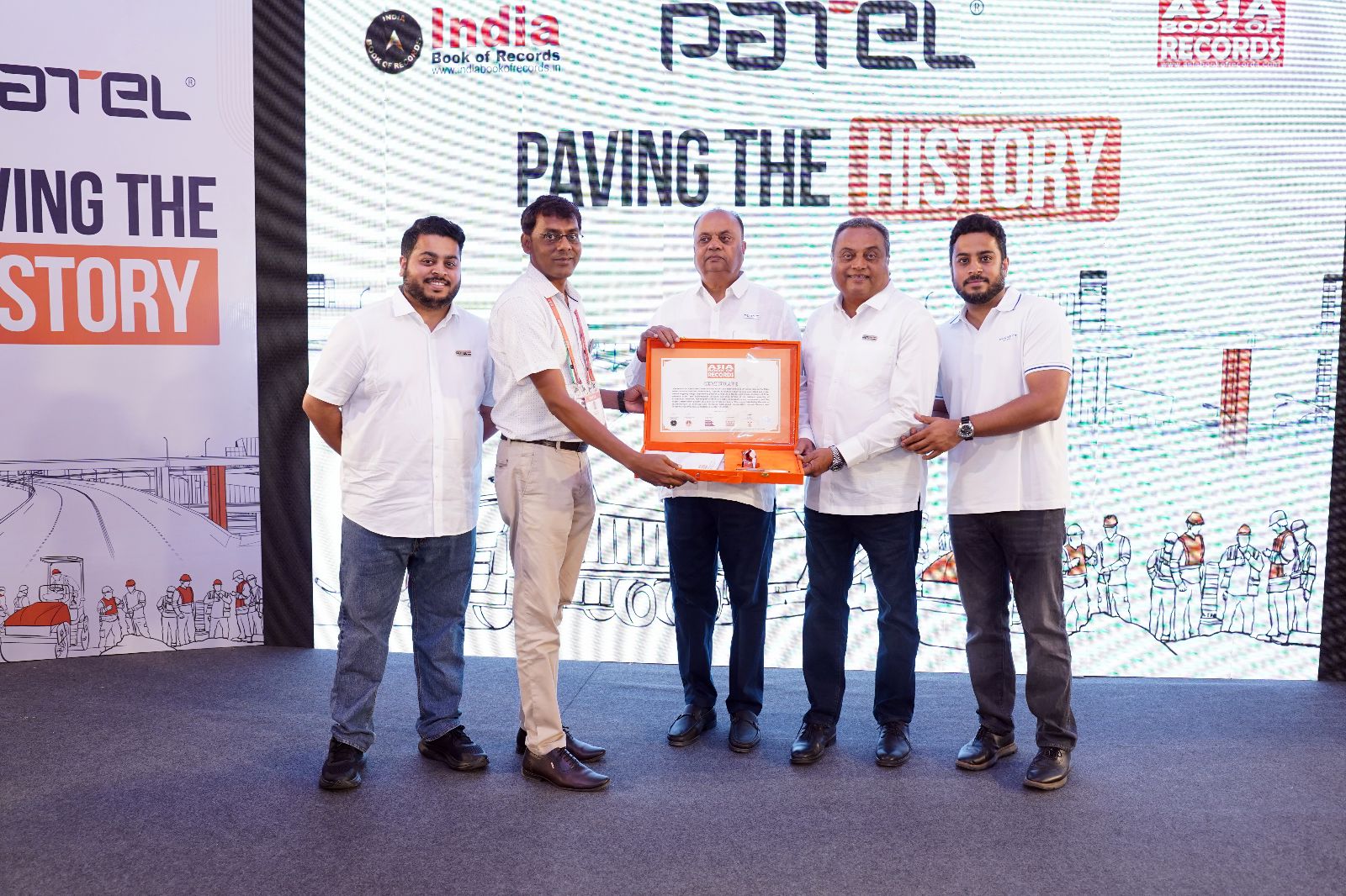 Patel Infrastructure Sets World Records in 24-Hour Road Construction Feat on UP’s Under Construction Ganga Expressway Project