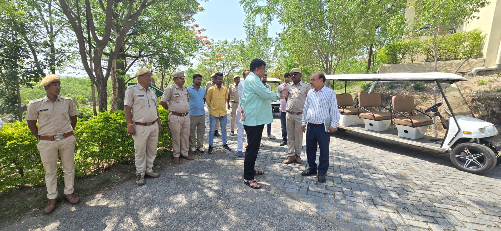 सज्जनगढ़ बायोलॉजिकल पार्क का औचक निरीक्षण