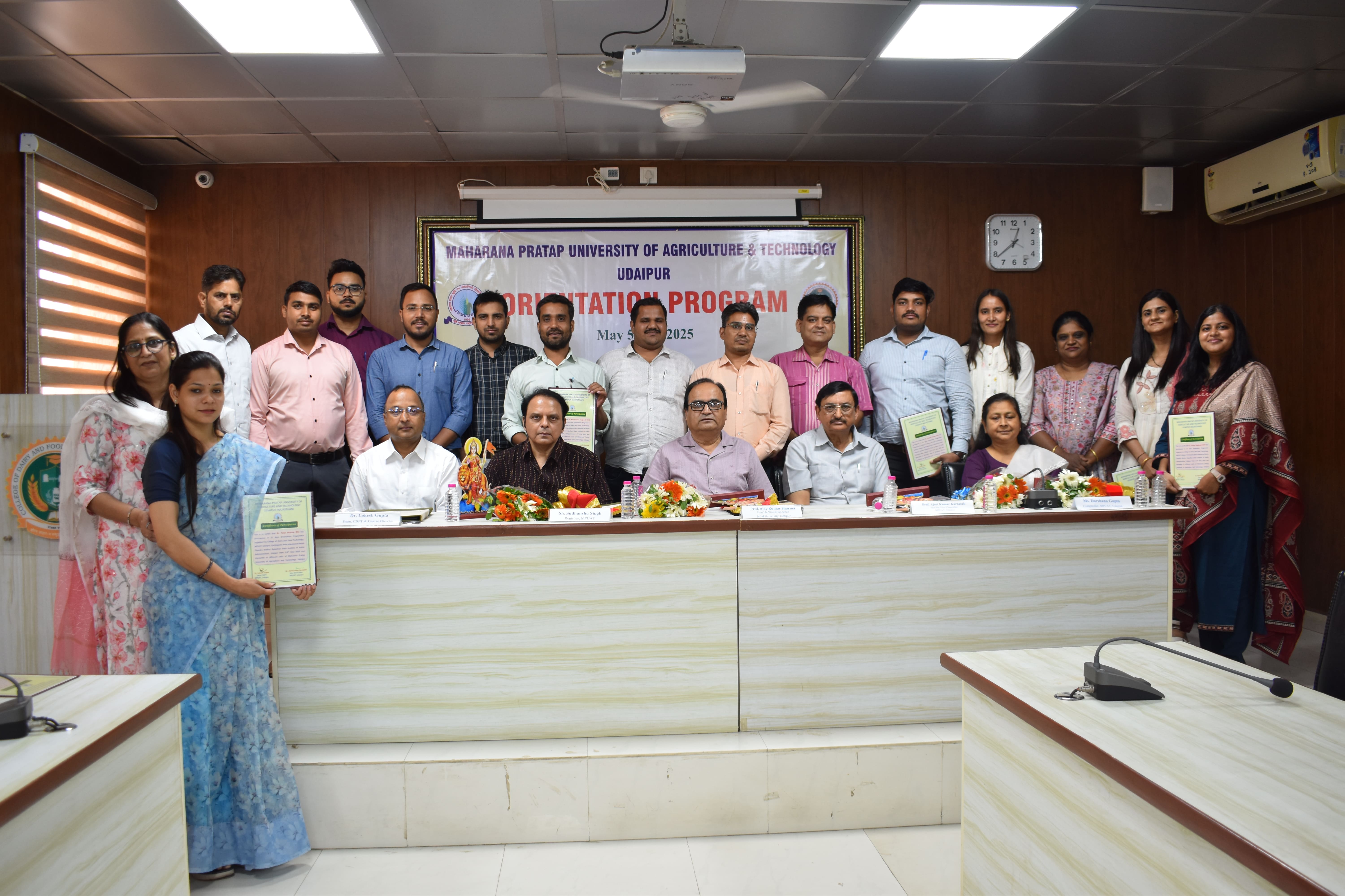 Conclusion of 21-Day Orientation Training Program for Newly Appointed Assistant Professors at the College of Dairy and Food Technology