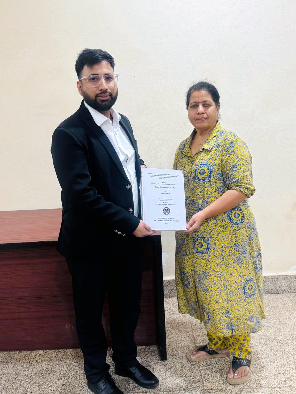 Mahaveer Yati Awarded Ph.D. in Nursing