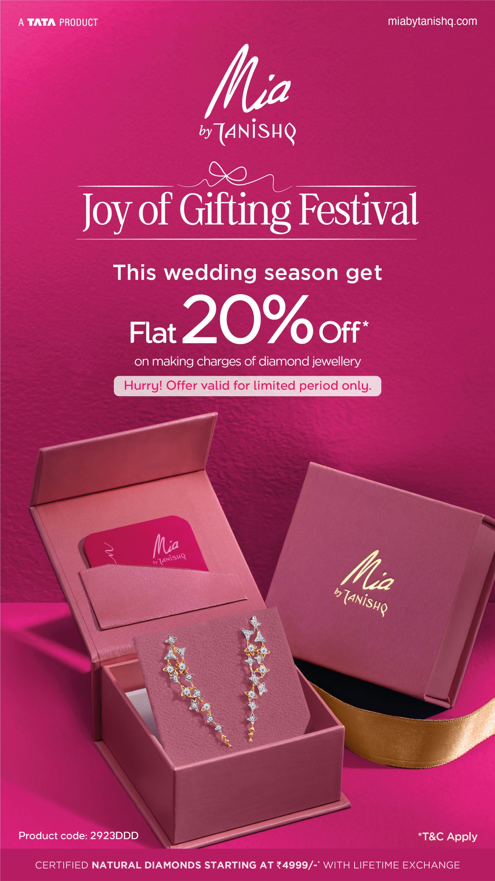 Mark Every Milestone in Style with Mia by Tanishq’s exciting offers, this ‘Joy of Gifting’ Season