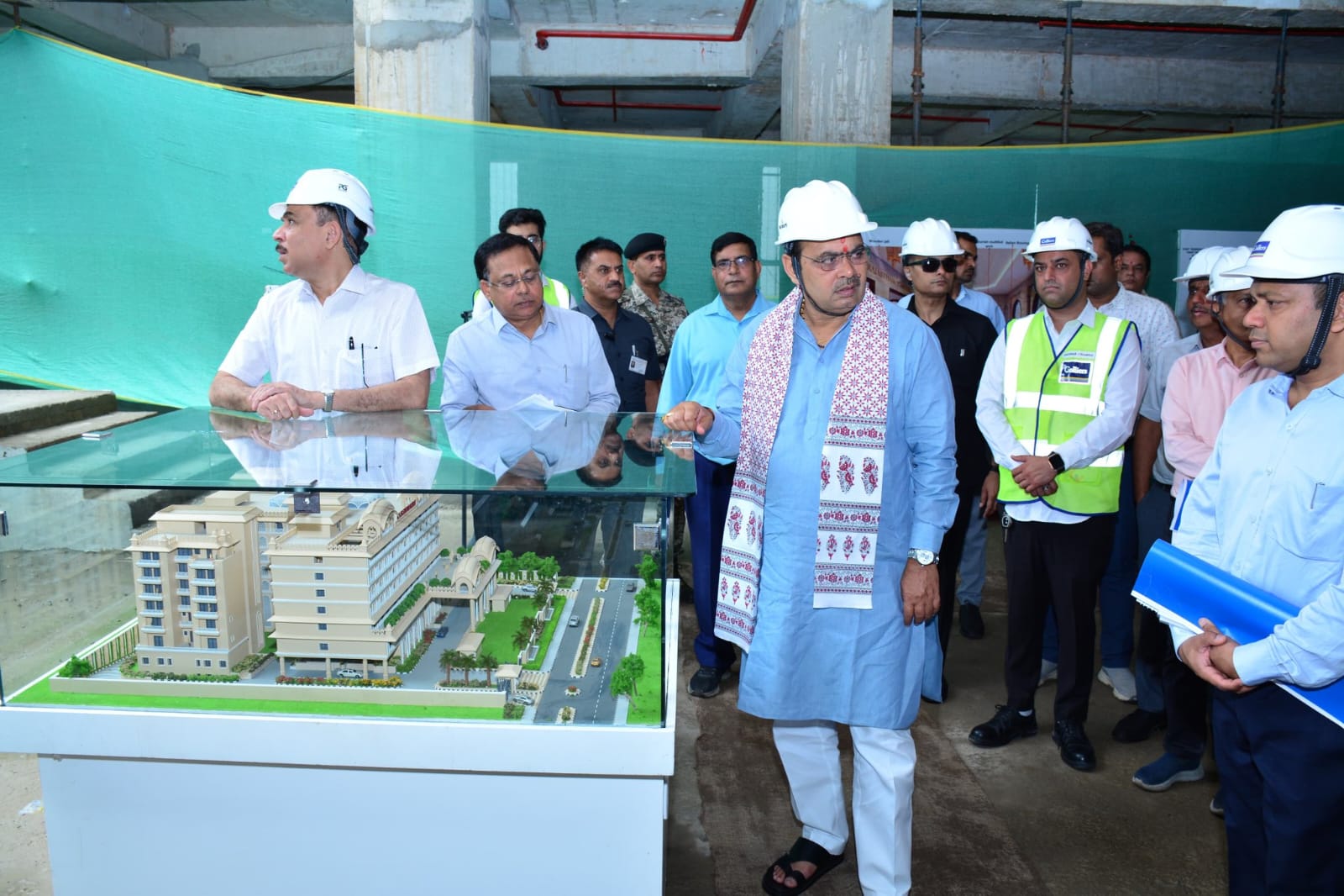 मुख्यमंत्री श्री भजनलाल शर्मा ने नई दिल्ली स्थित राजस्थान हाउस के पुनर्निर्माण कार्यों का किया निरीक्षण