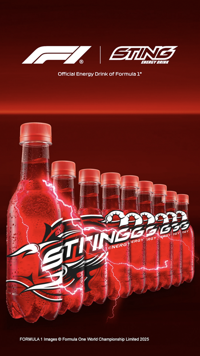 PepsiCo's Sting Energy Becomes Official Energy Drink Partner of Formula 1