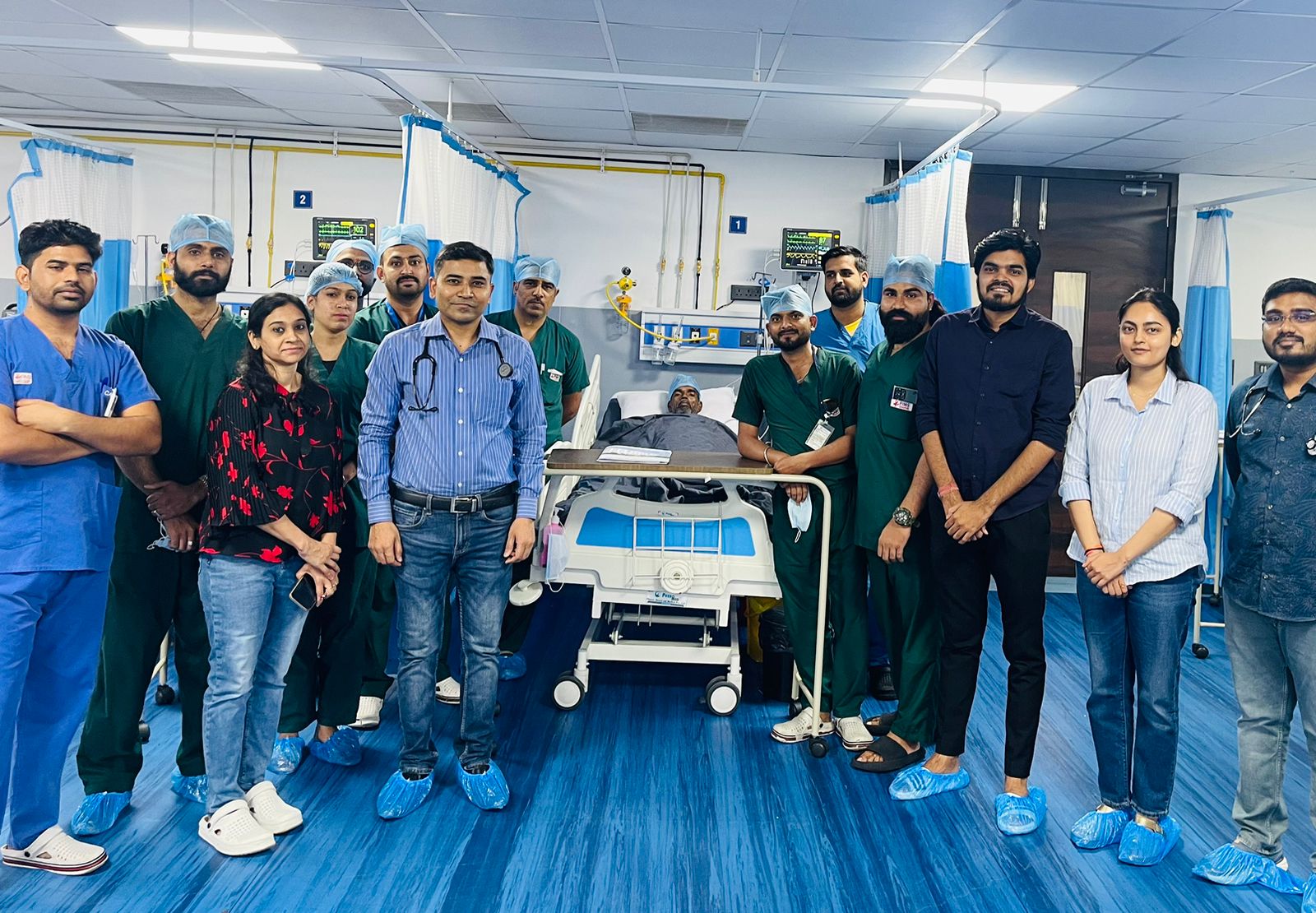 Successful Angioplasty of Abdominal Artery Performed at PIMS Hospital, Umarada Cardiology Department