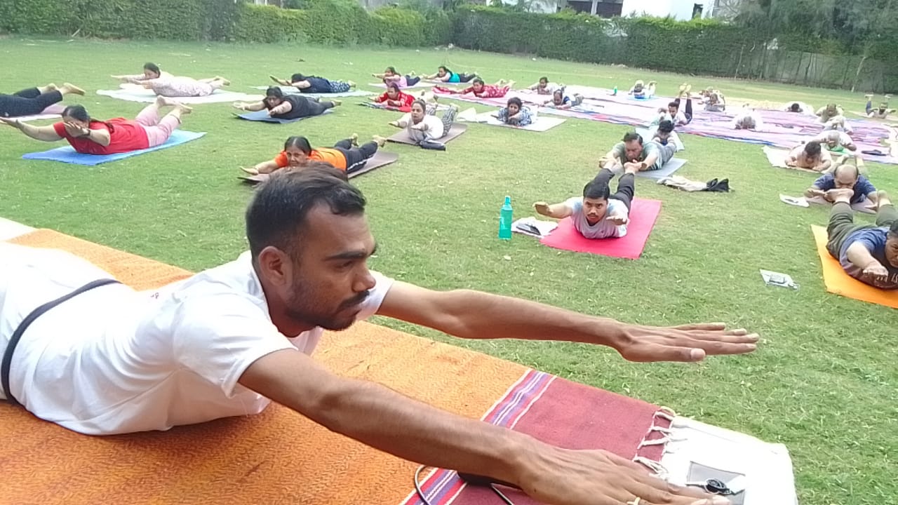 Yoga Performed with Fervour on Maharana Pratap Jayanti