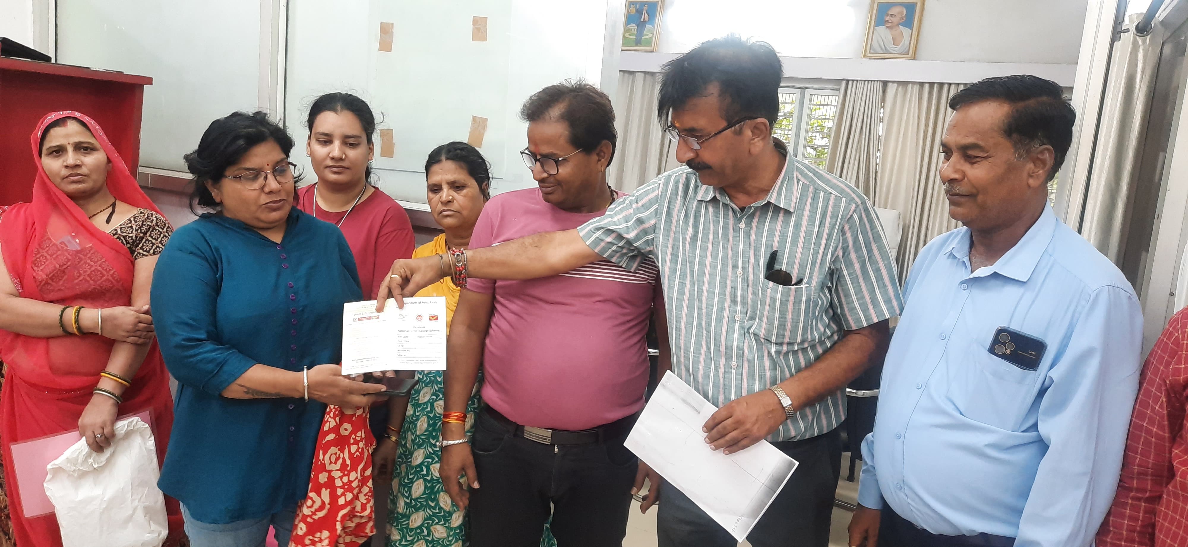 उदयपुर डाक विभाग द्वारा जिला स्तरीय विशेष शिविर का आयोजन  डाकघर बचत योजनाएं एवं आधार सेवाएं अब एक ही छत के नीचे उपलब्ध