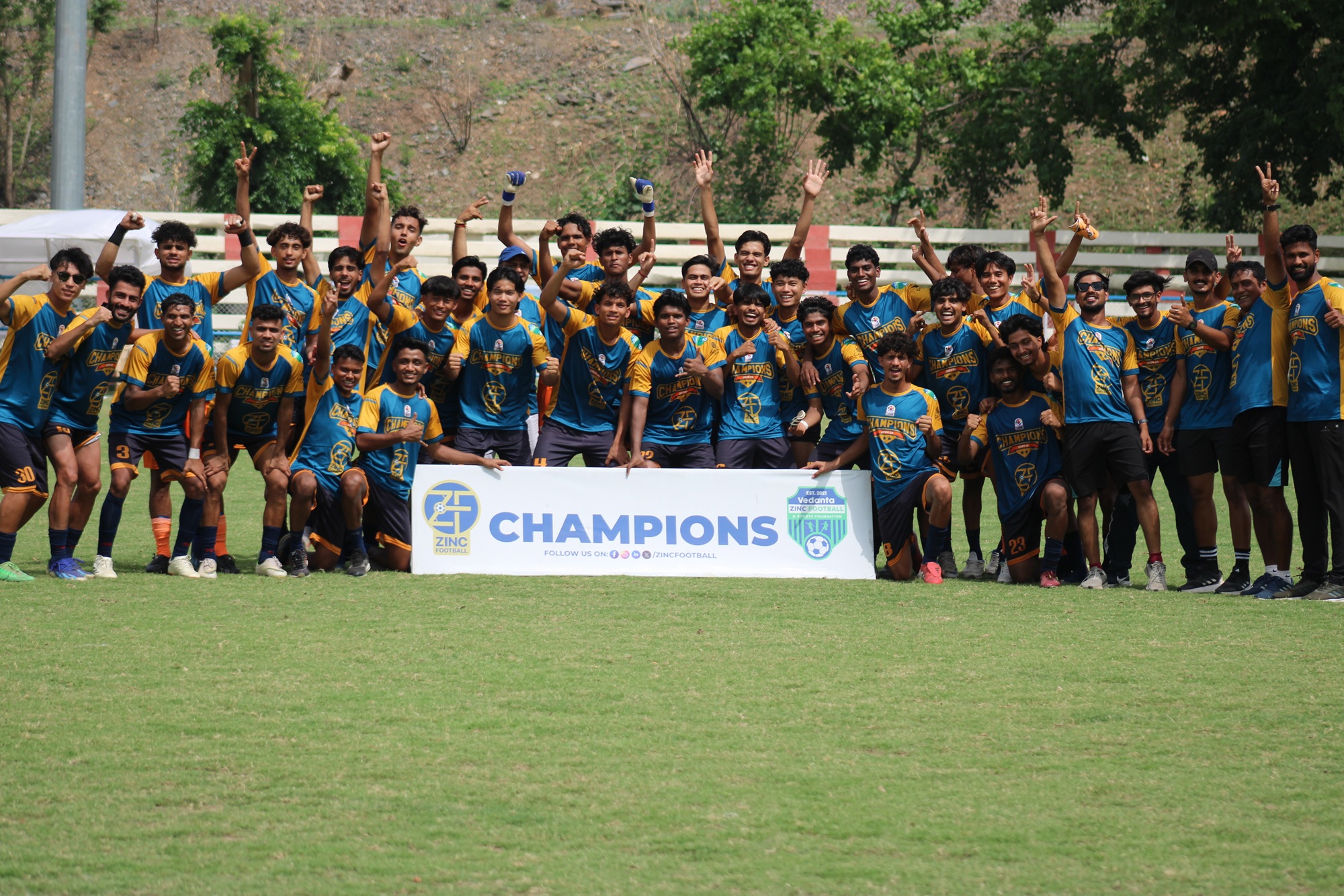 ### Zinc Football Academy Crowned State Champions, Qualifies for I-League 3