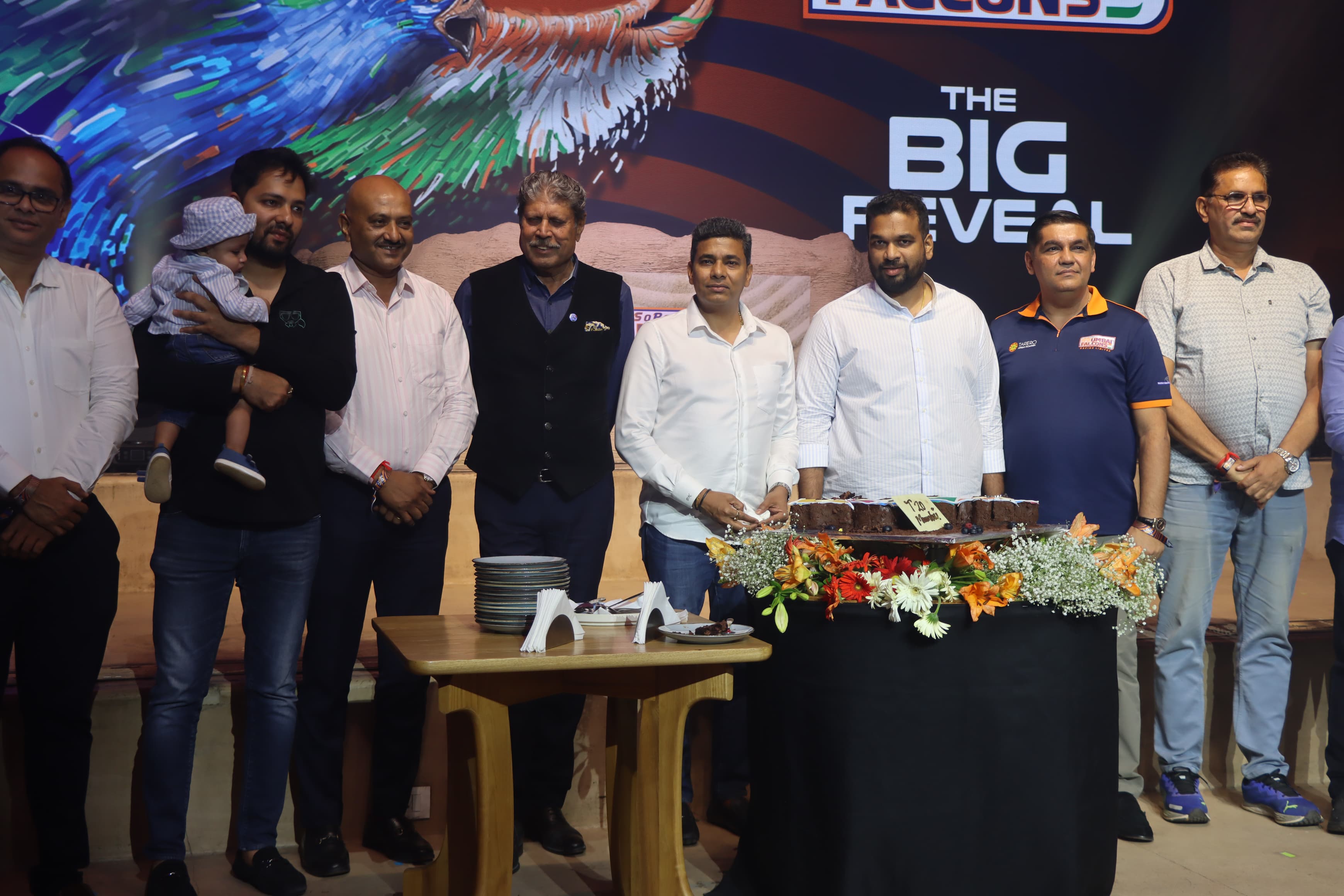Kapil Dev Launches Jersey as Brand Ambassador of SoBo Mumbai Falcons for T20 Mumbai League 2025