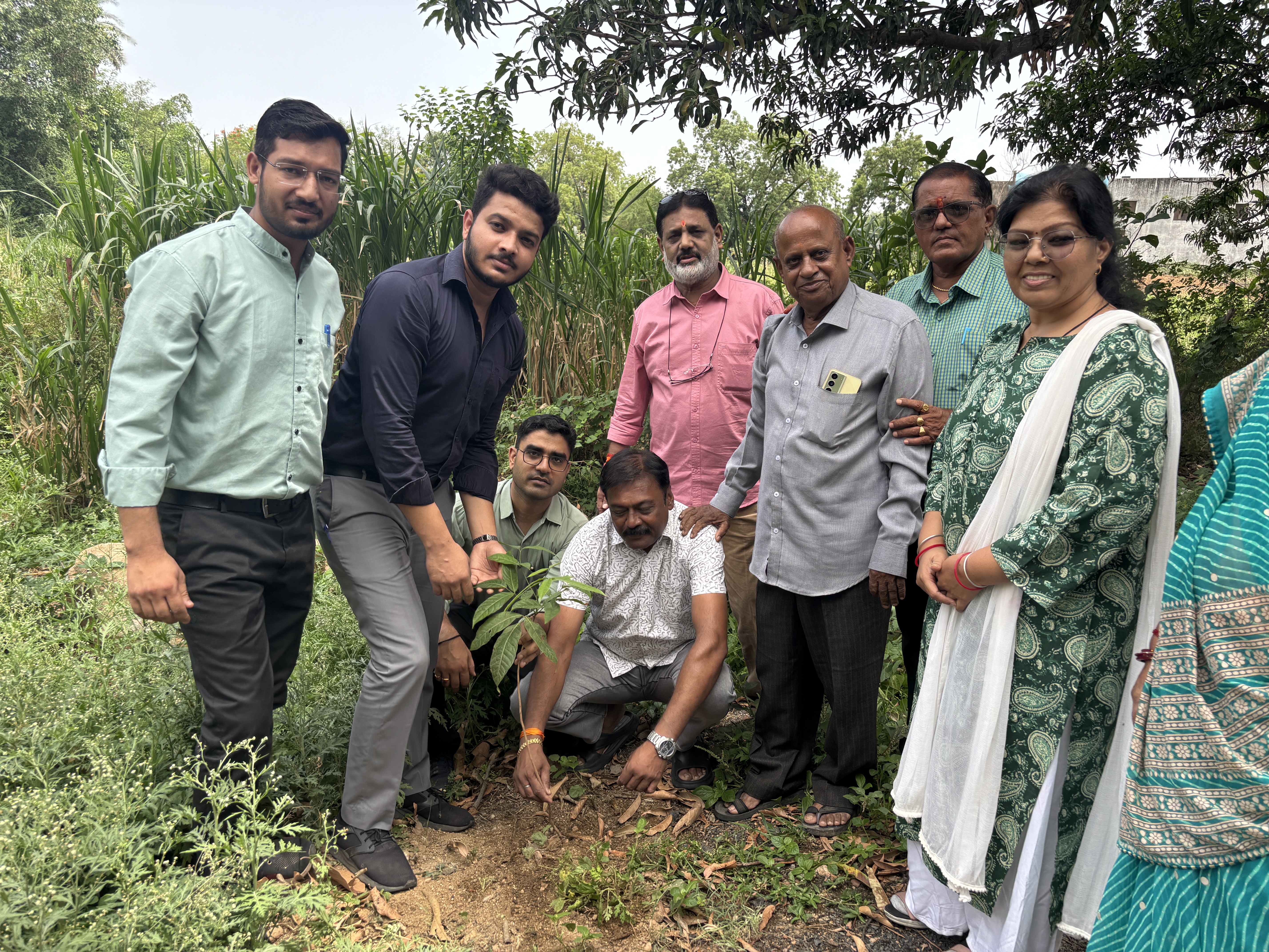 नटवरानंदी वेलफेयर फाउंडेशन द्वारा विश्व पर्यावरण दिवस के अवसर पर पूर्व में आयोजित विशाल पौधरोपण 