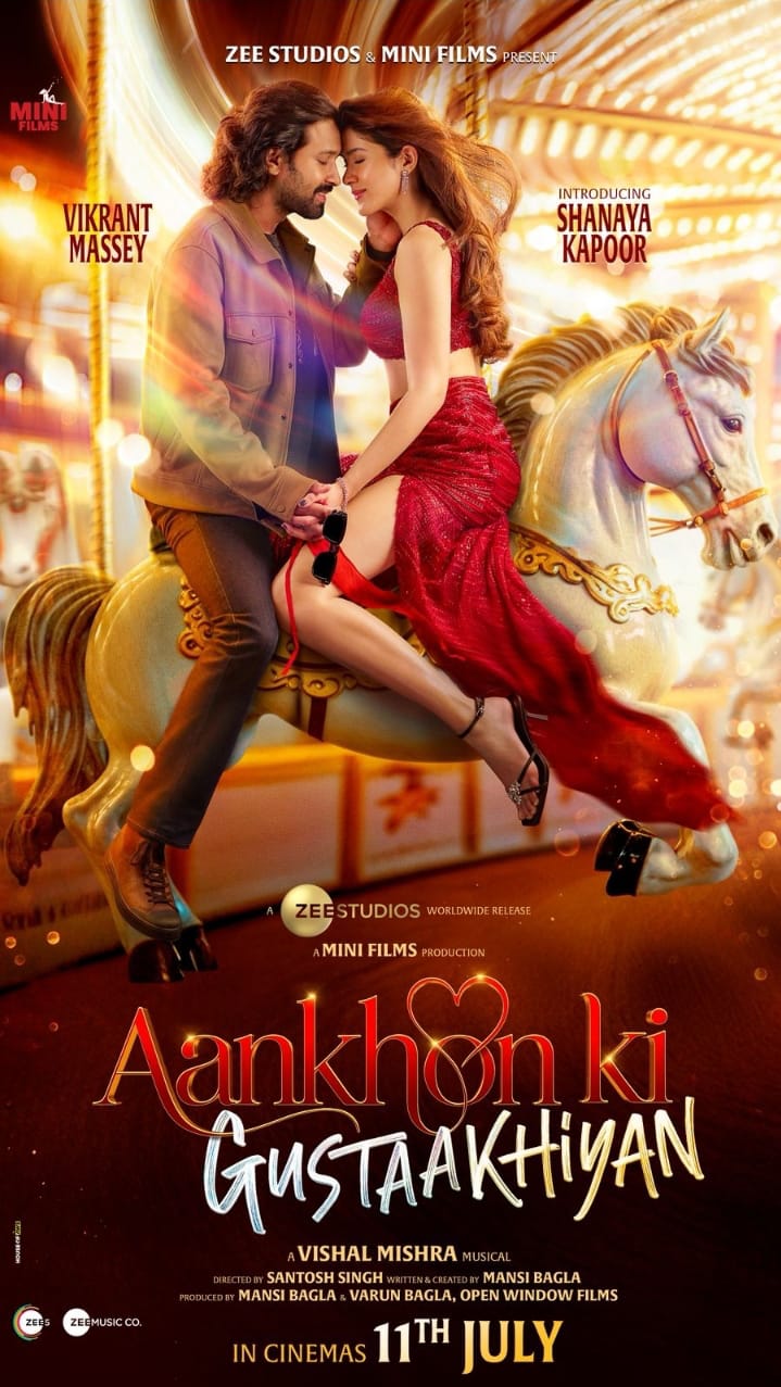 First Poster of 'Aankhon Ki Gustakhiyan' Unveiled: A Romantic Musical Debut