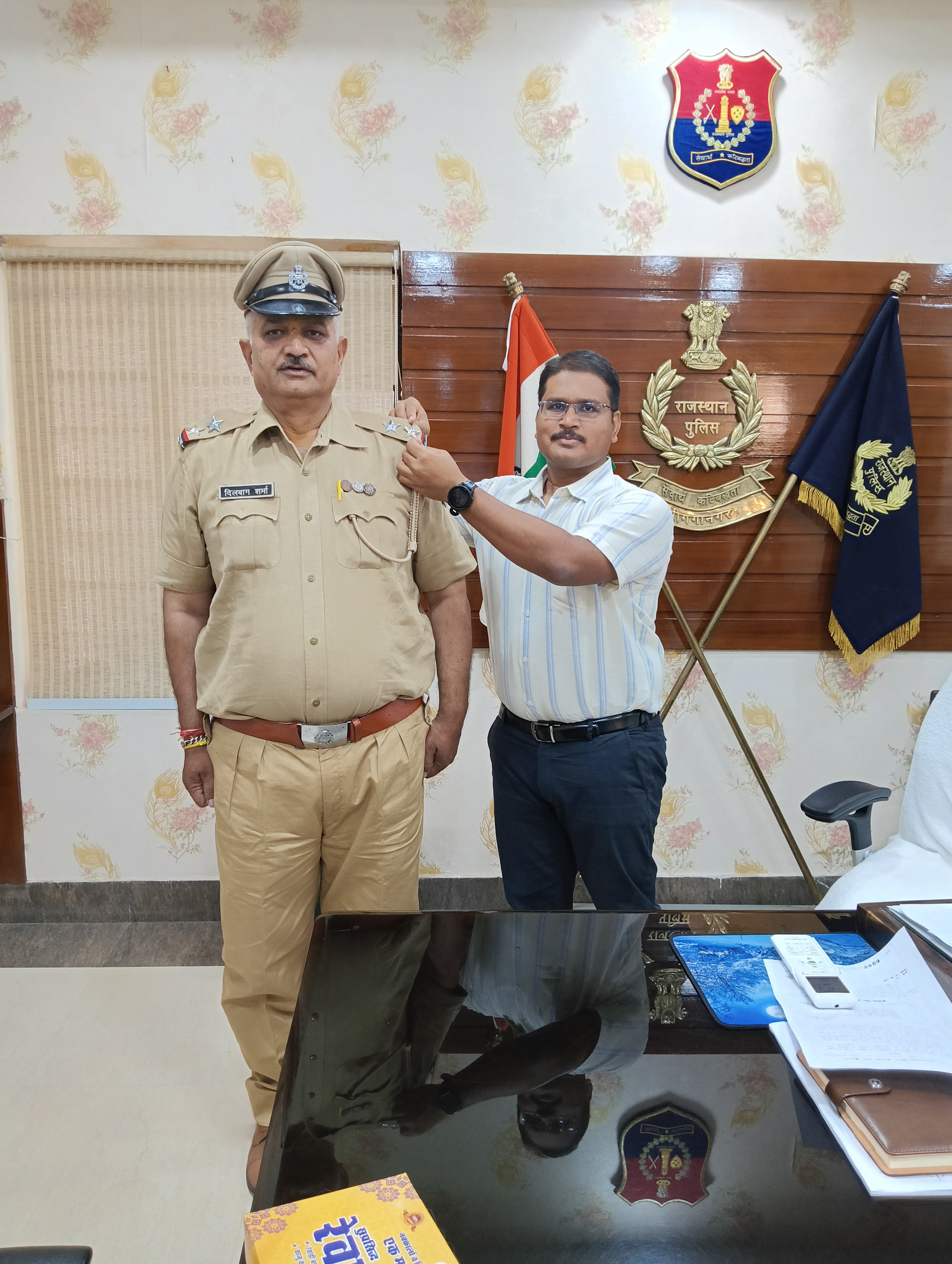 Dilbagh Sharma Promoted to Sub-Inspector Rank in Rajasthan Police