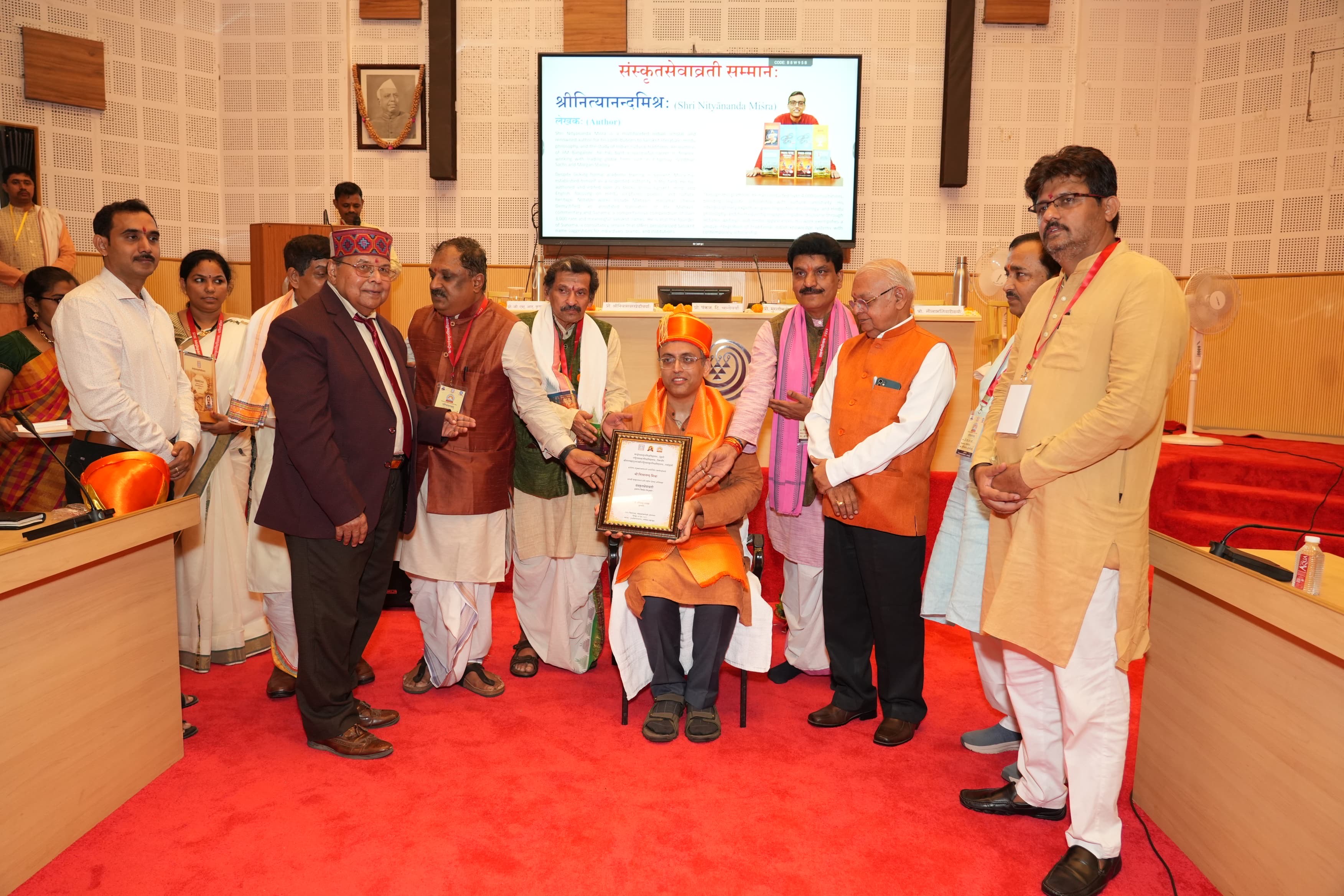 नासिक में जुटे देशभर के संस्कृत विद्वान् तीन दिवसीय उत्कर्ष महोत्सव का भव्य शुभारम्भ 
