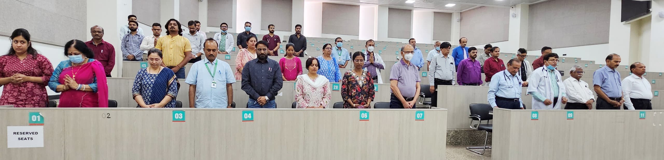 Pacific Medical College & Hospital Pays Tribute to Ahmedabad Tragedy Victims with Silent Prayer