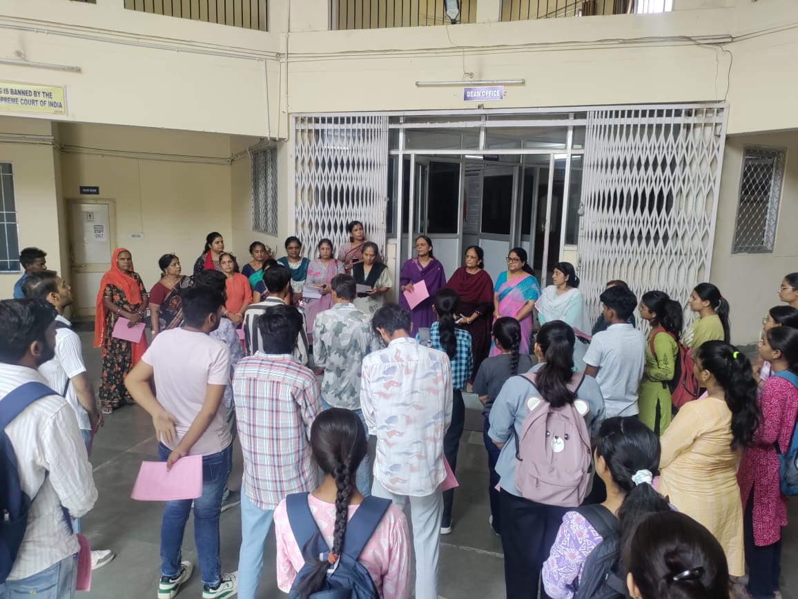 #### Students took a pledge to save water at MPUAT