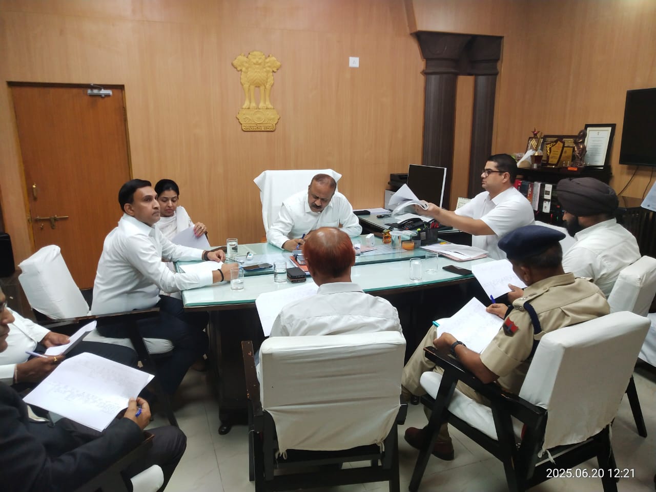 पीडित प्रतिकर स्कीम की बैठक