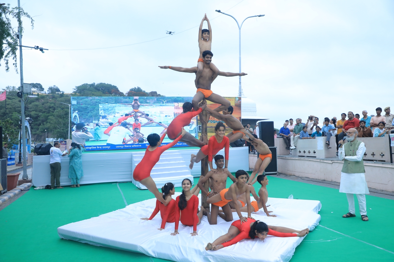 Grand Yoga Camp Held at Fatehsagar