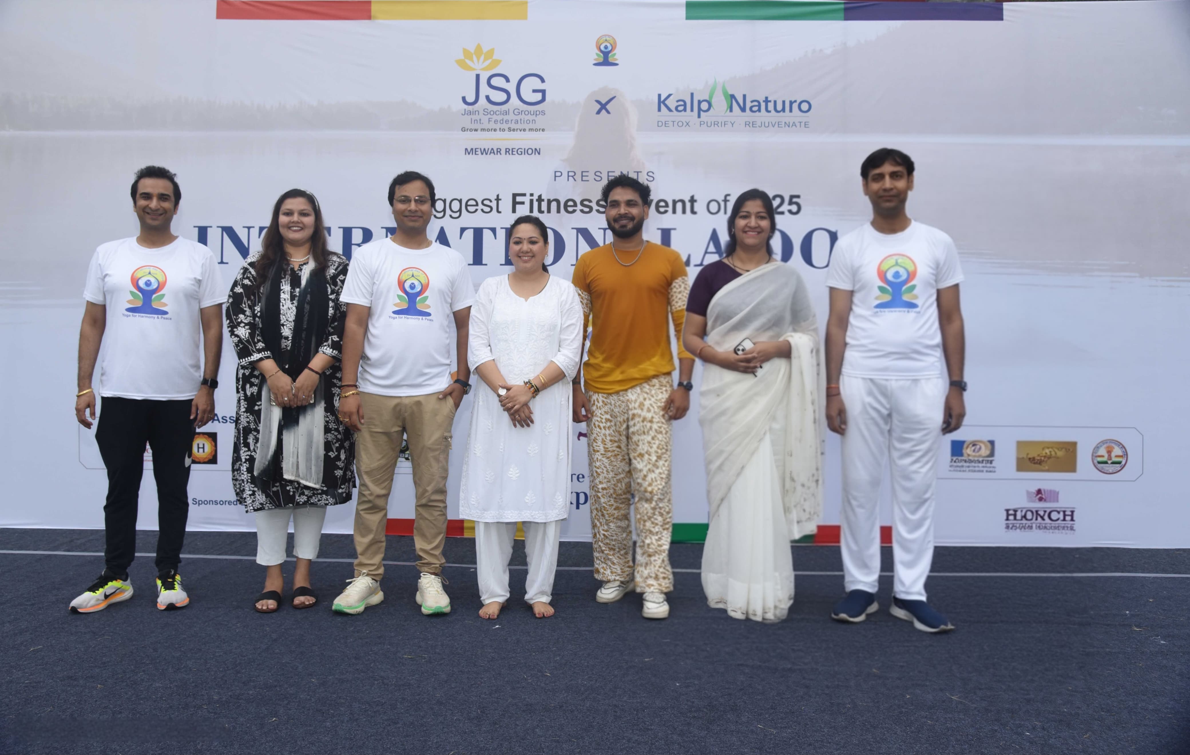 Yoga, Zumba & Satsang Mark Wellness Event in Udaipur