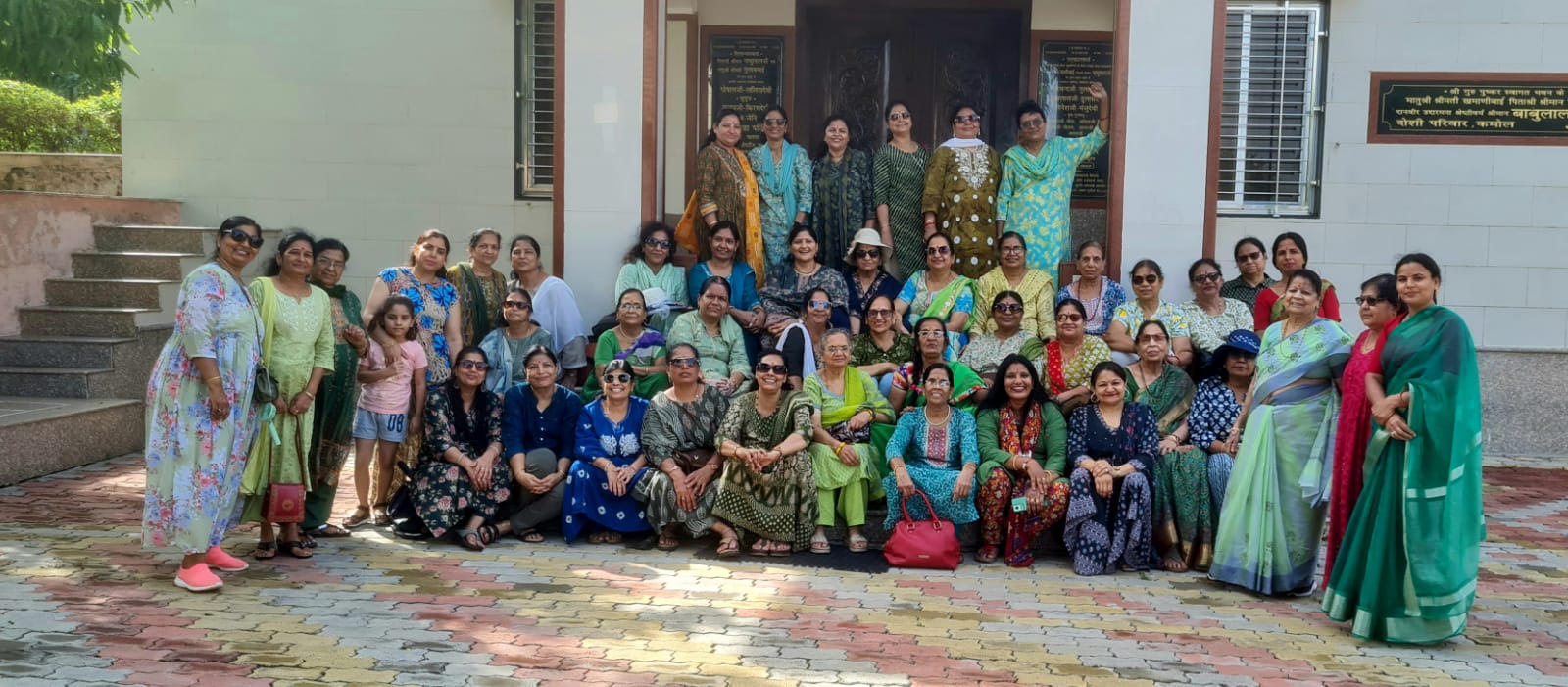 Matushree Mahila Club Visits Temples, Offers Prayers for Rain and Prosperity