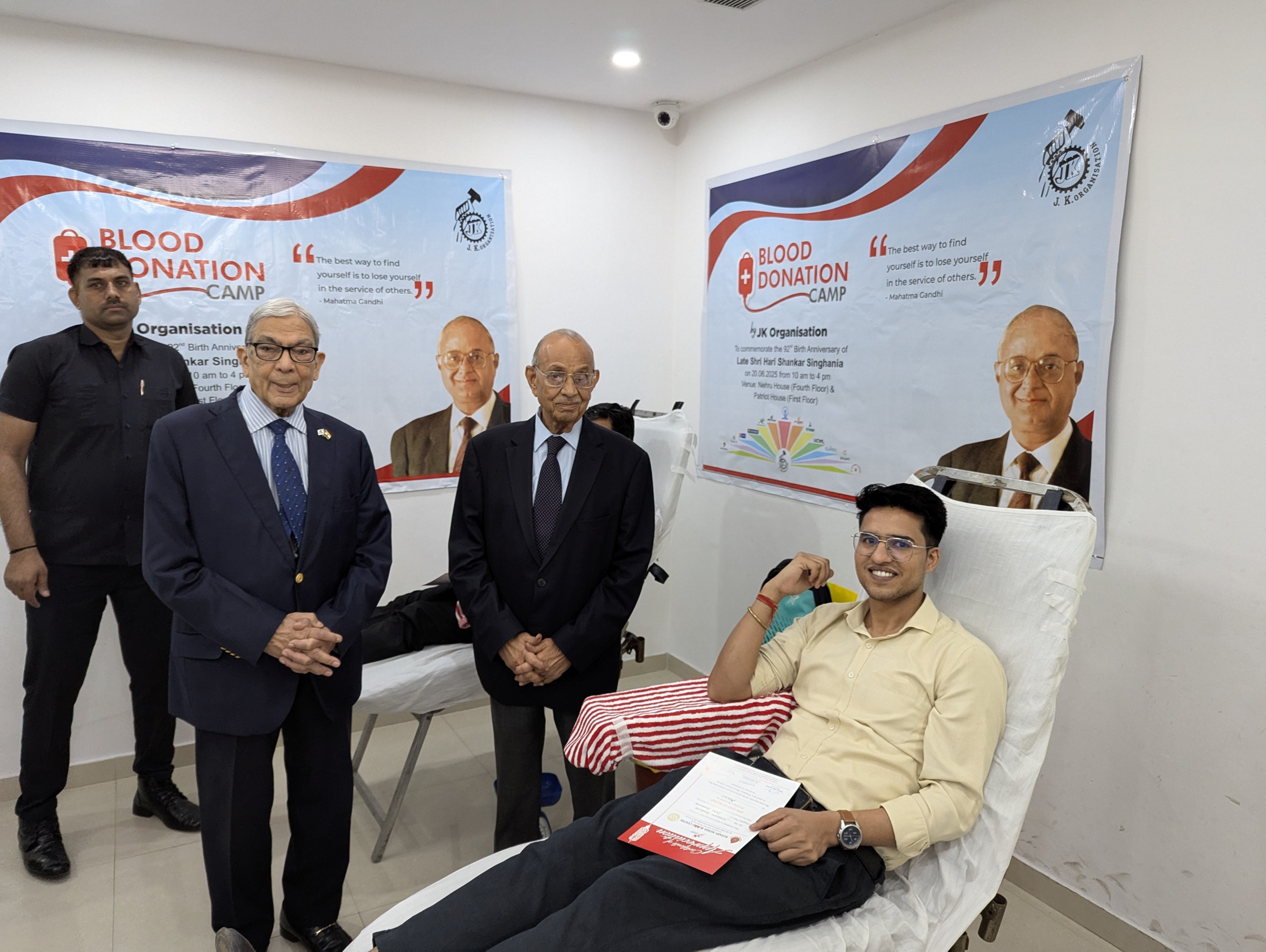 JK Organisation conducts Blood Donation Camps