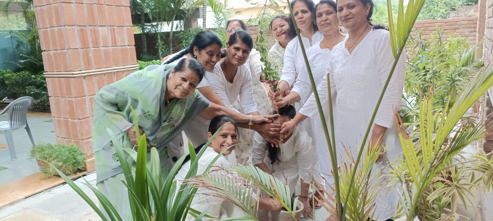 माहेश्वरी महिला गौरव ने किया वृक्षारोपण