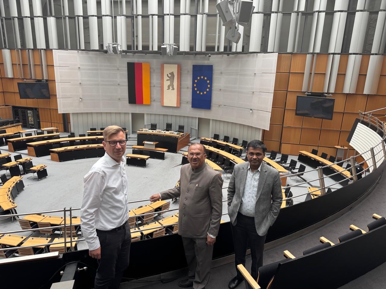 Devnani Visits Berlin Mayor’s Office and State Assembly