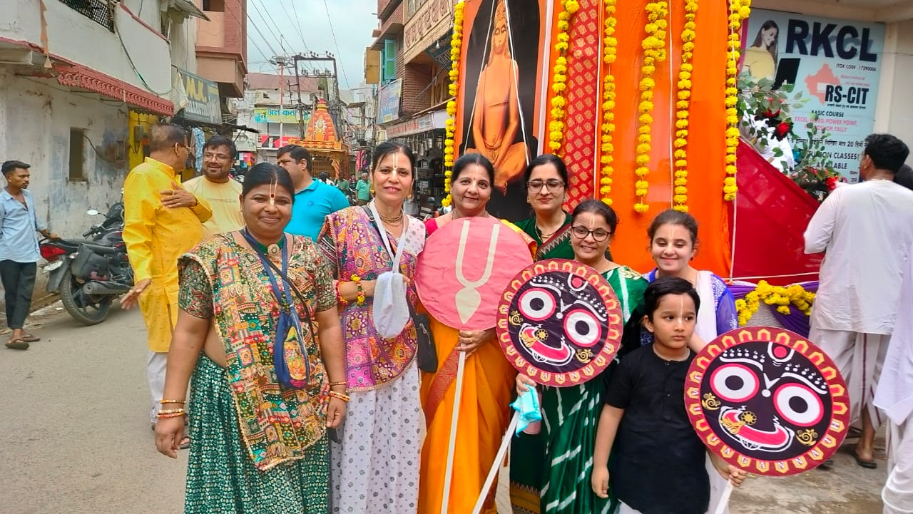 #### ISCKON’s First Jagannath Rath Yatra Held in Banswara with Grand Devotion