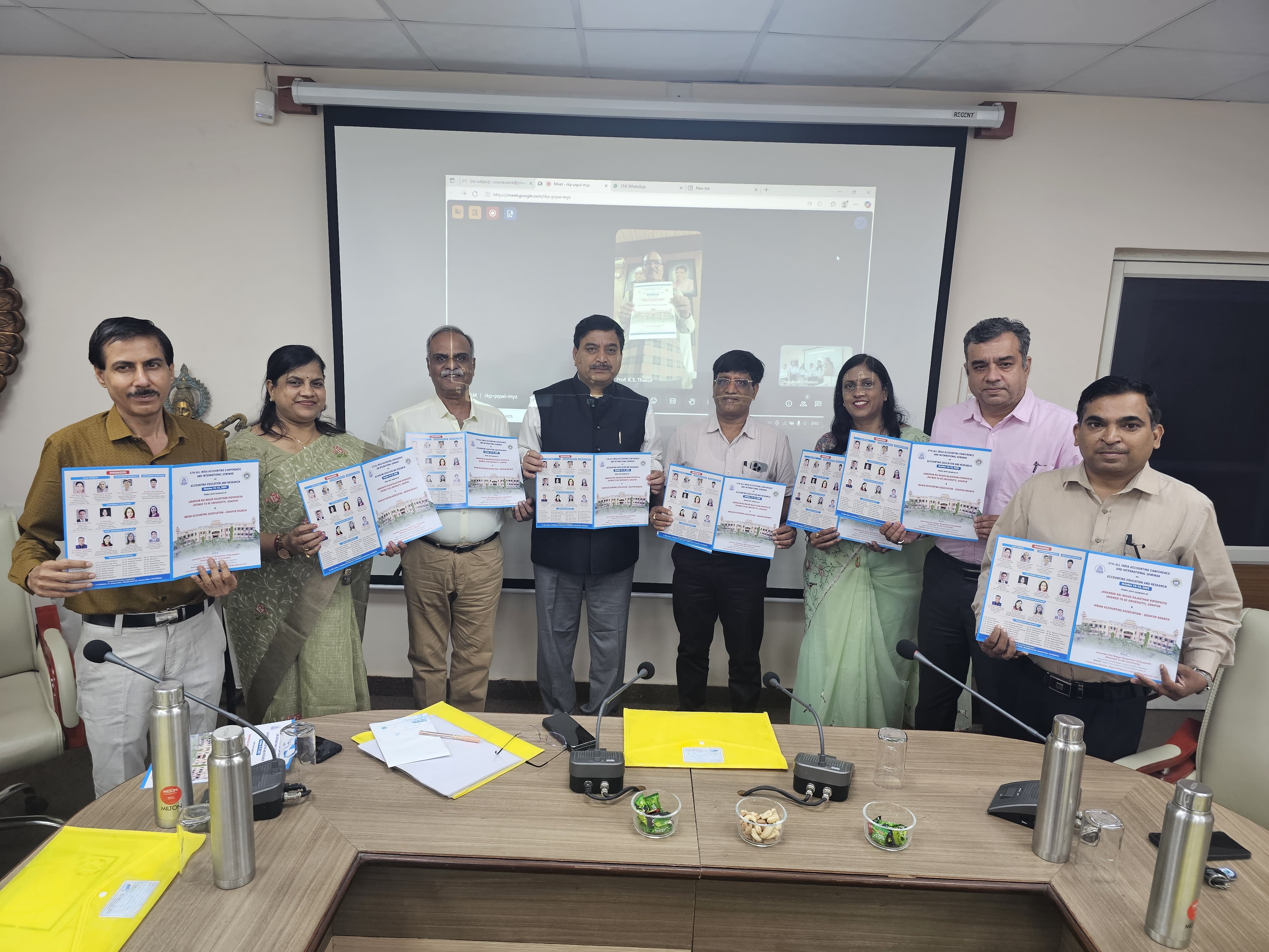 Brochure Released for All India Accounting Conference and International Seminar Scheduled on October 12–13