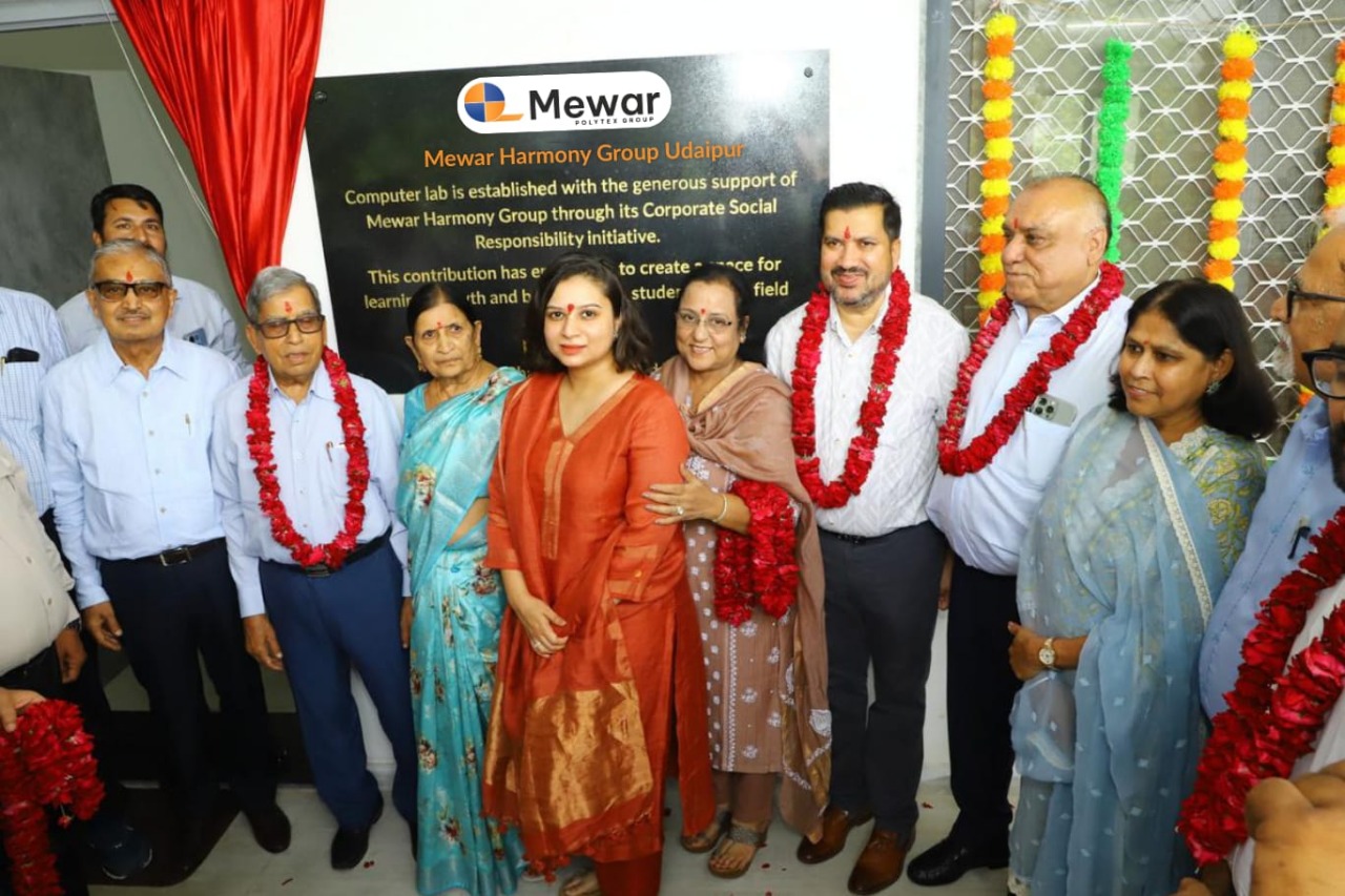 Mewar Harmony Group Donates 40 Computers to Vidya Bhawan Public School