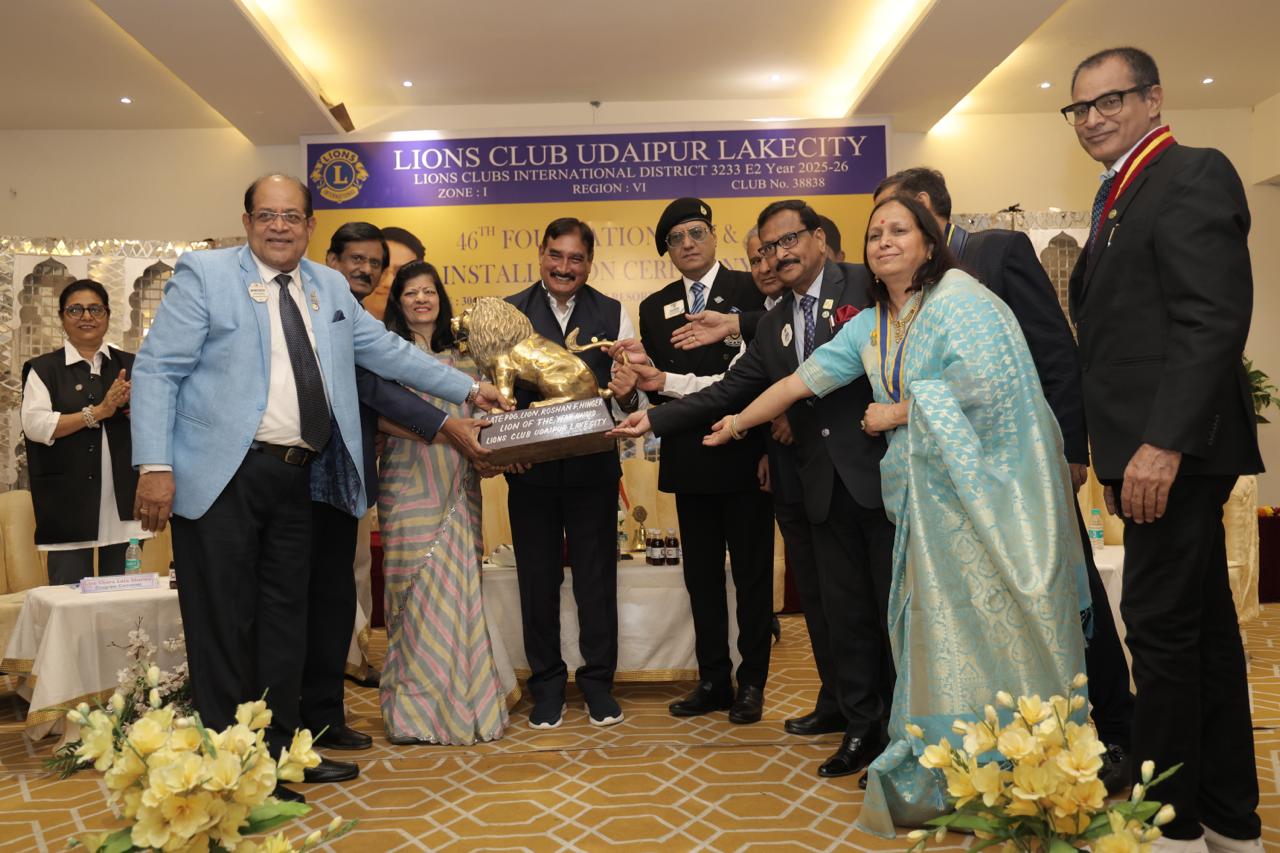 Lion Pramod Chaudhary Honoured with 'Lion of the Year' Award