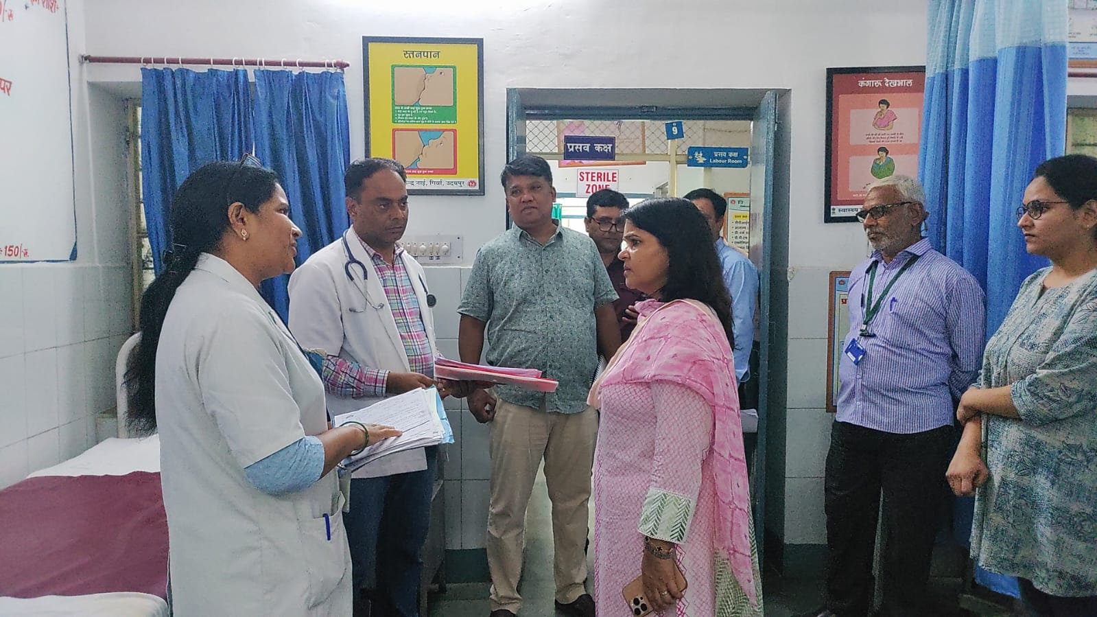 Gayatri Rathore Inspects Health Centres