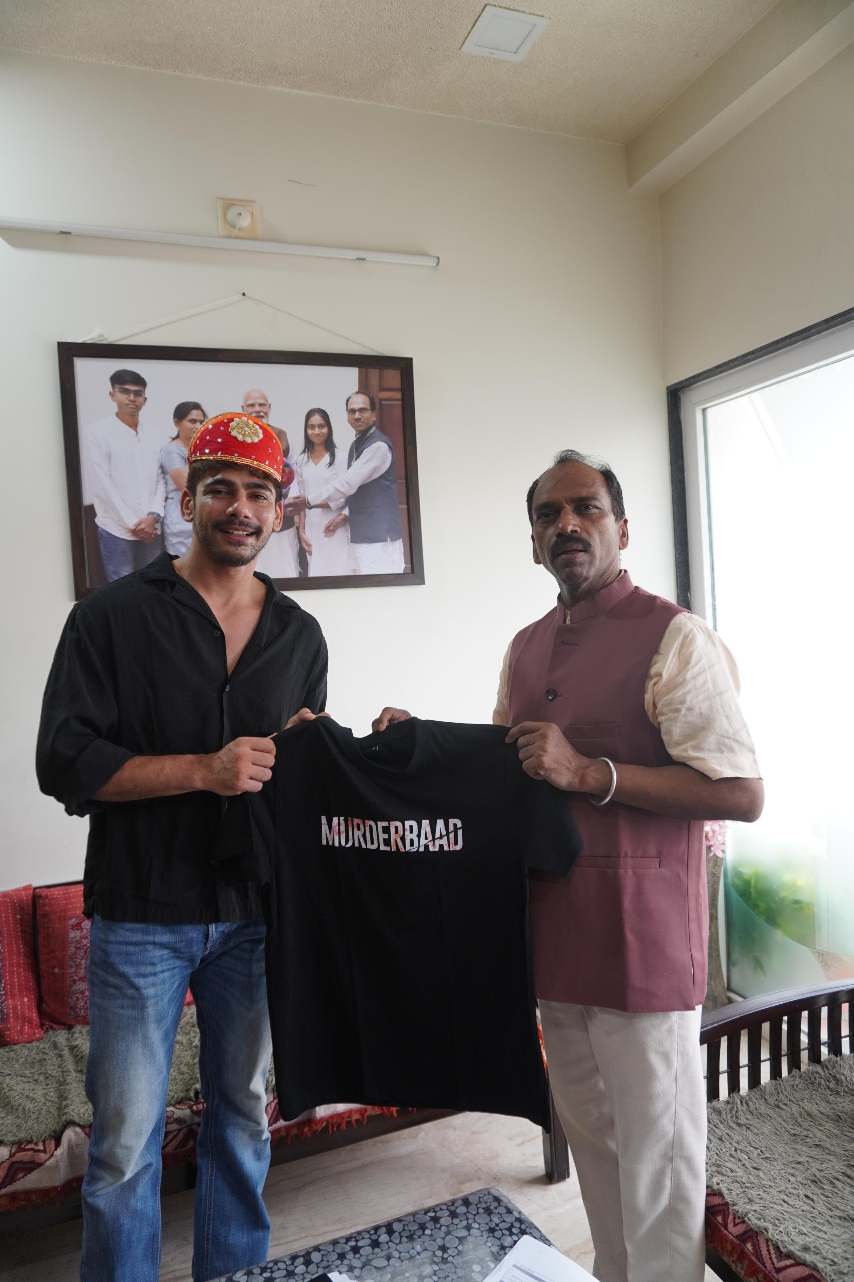 MP Extends Best Wishes to Nakul for Film ‘Murderabad’