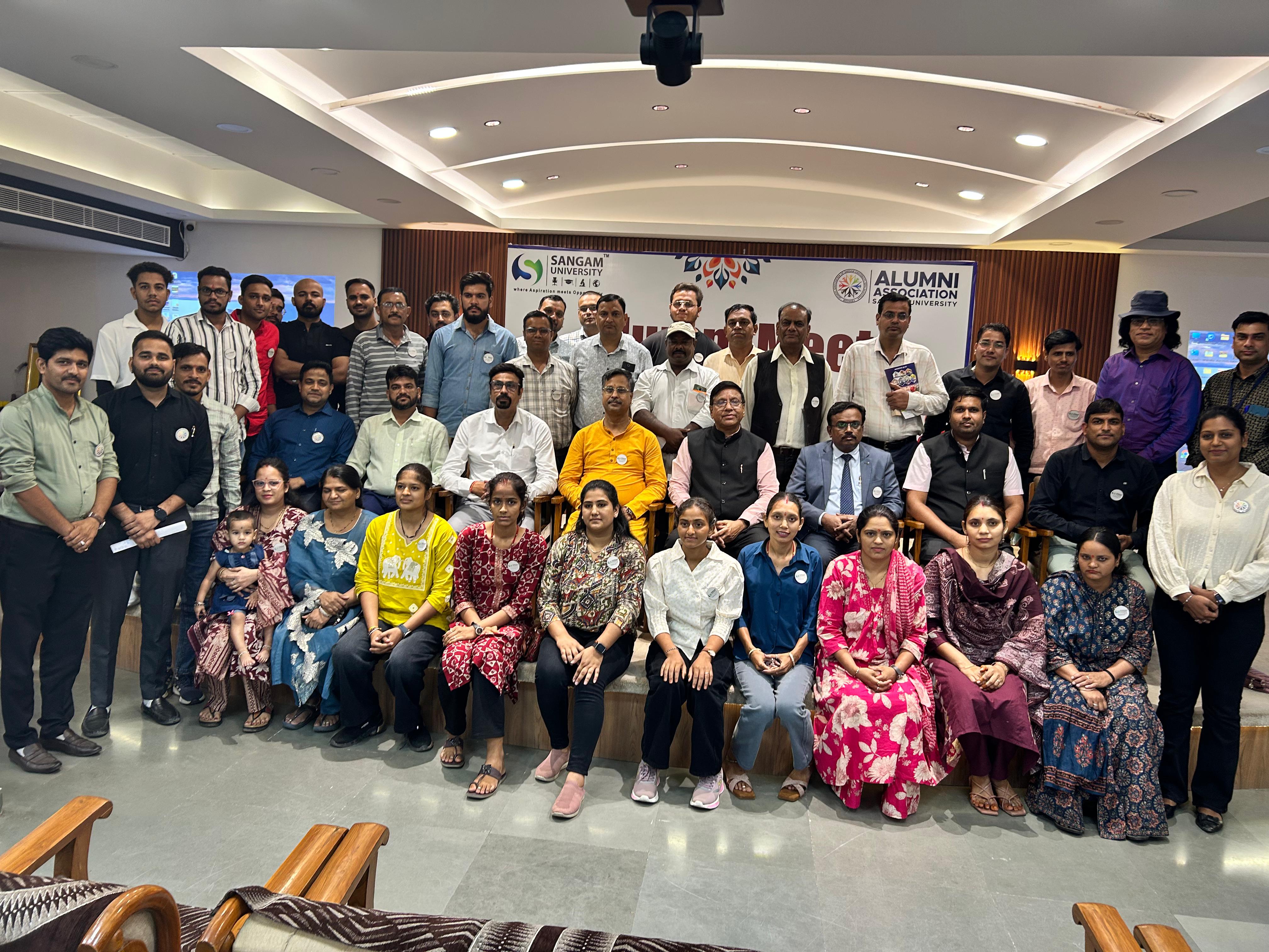 Alumni Meet 2025 Organized for D. Pharma Students at Sangam University