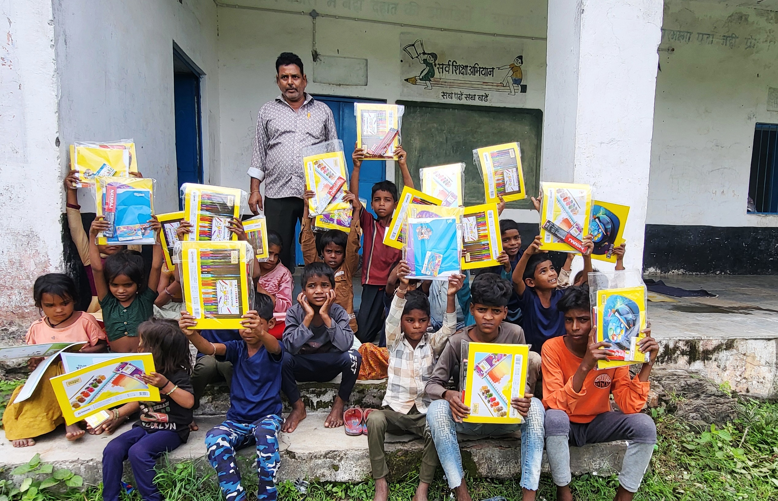 Stationery Distributed to School Children: