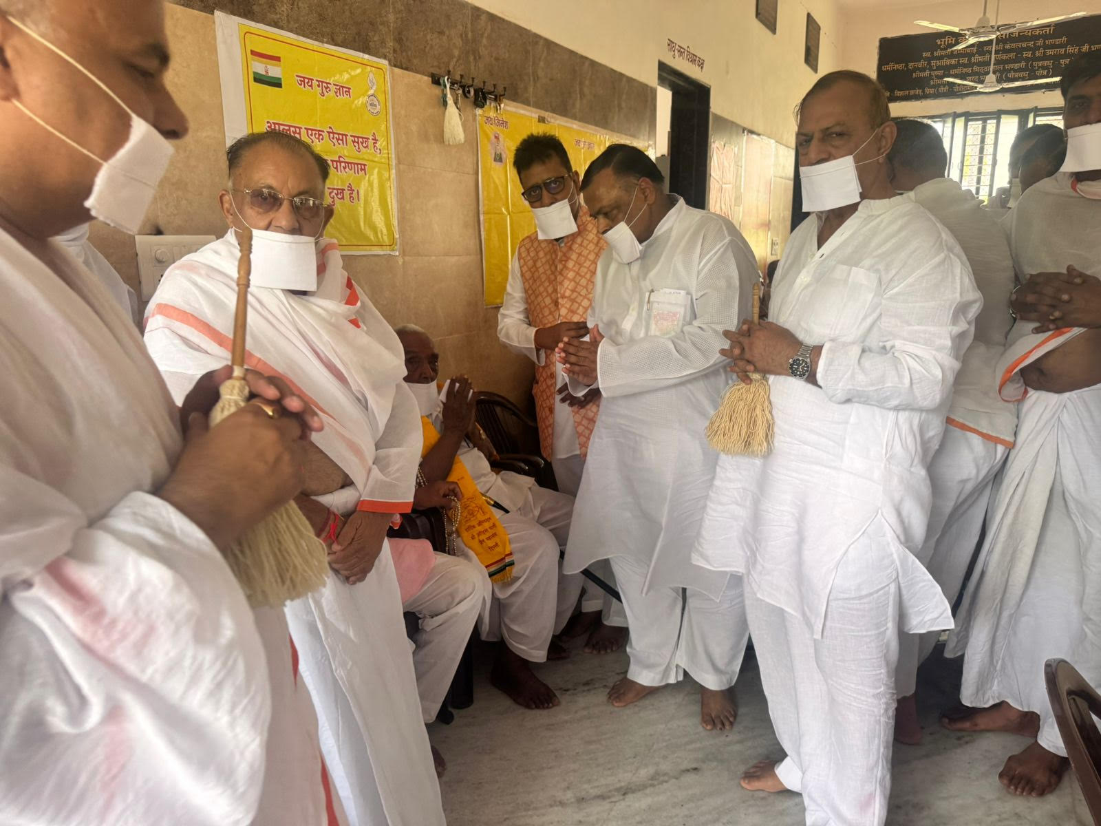 धूमधाम से हुआ आचार्य ज्ञानचन्द्र महाराज का चातुर्मास प्रवेश